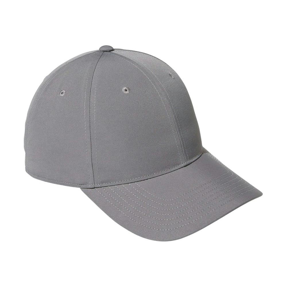 Adidas Grey 6 Panel Baseball Cap - Three - Three - One Size - 100% Recycled Polyester
