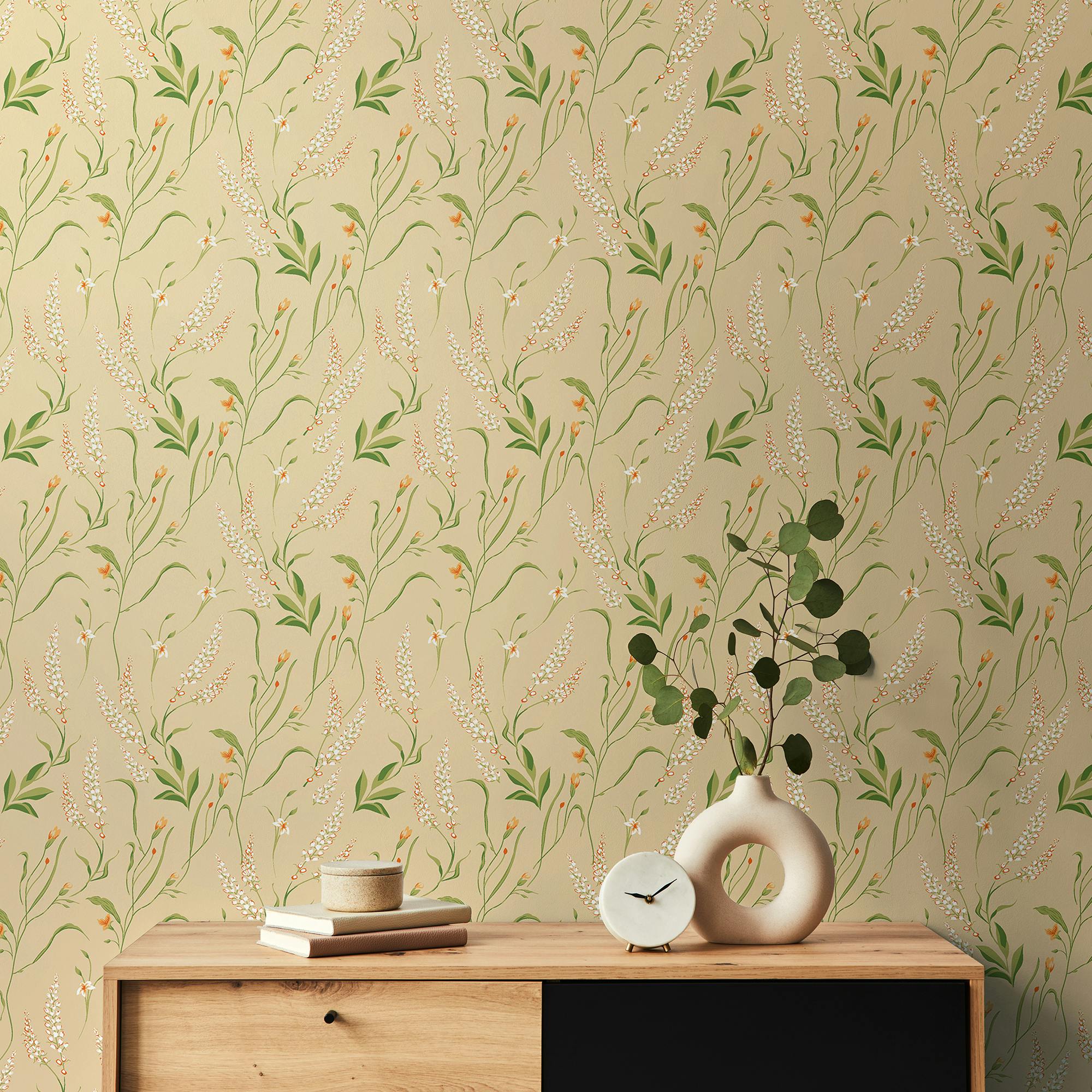 Rackhams Coral Springtime Meadow - Blossom 10M Wallpaper