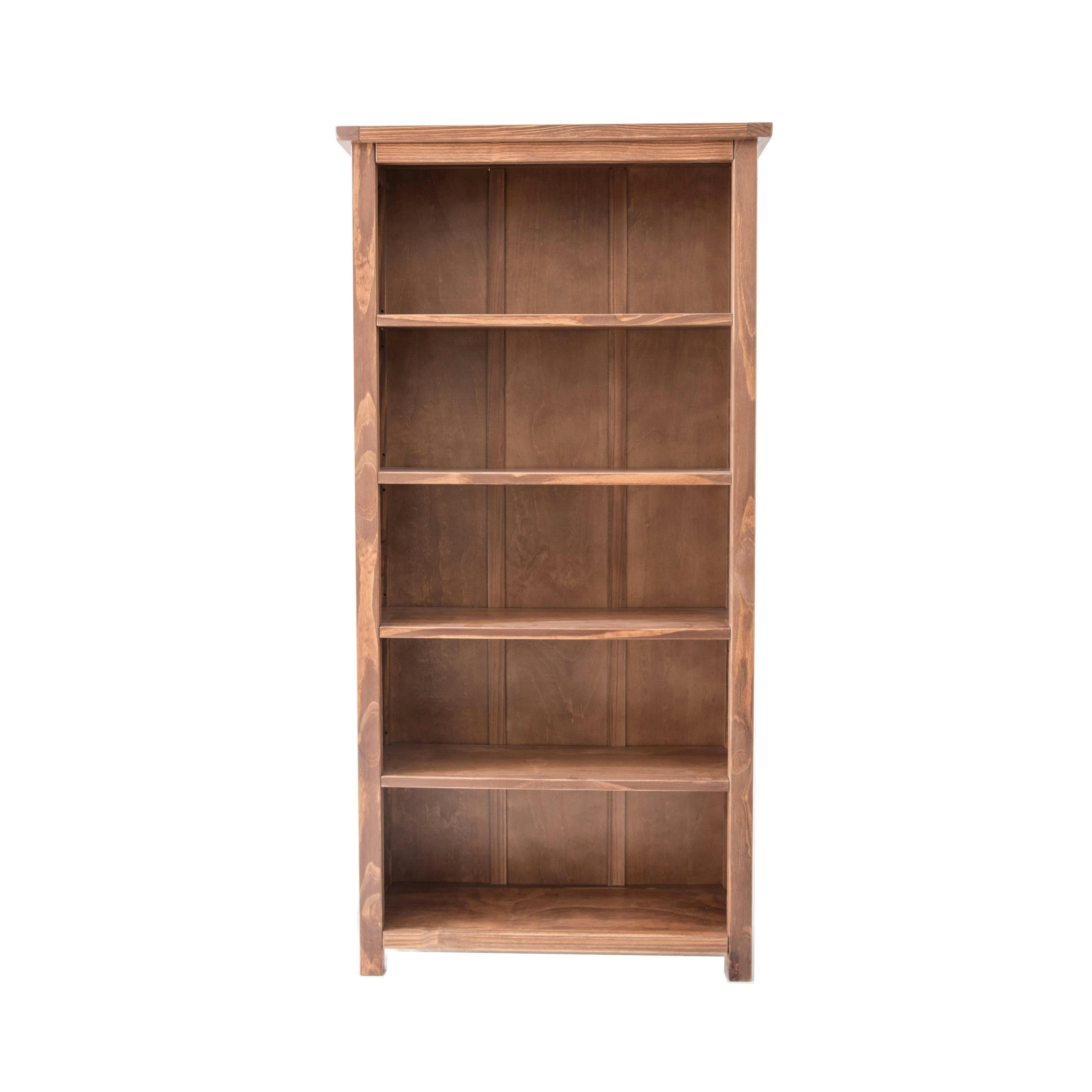 Rackhams Brown Bookcase 180X90x30cm