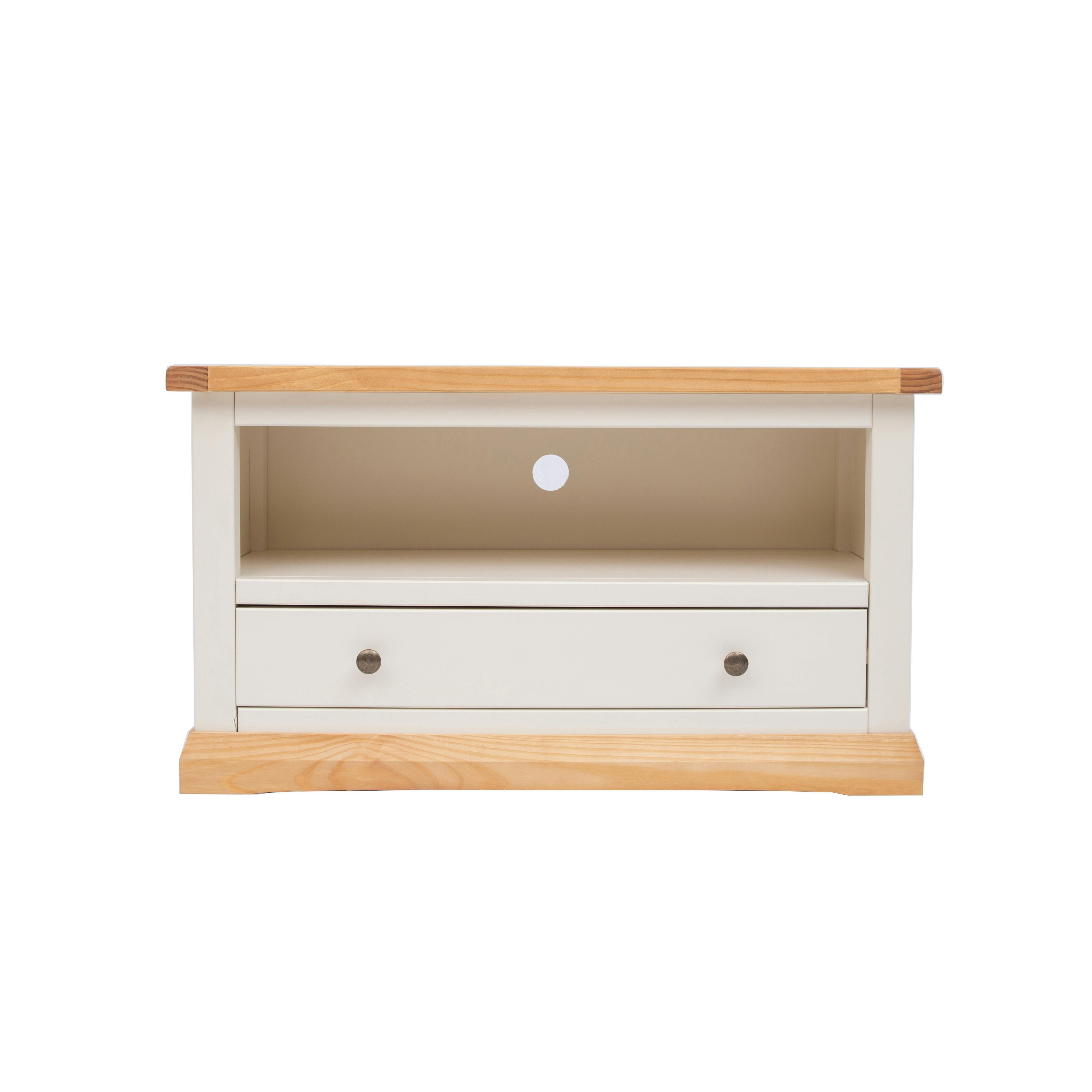 Cabinet Bits White Trevi Off 1 Drawer Tv Cabinet Brass Knob - Off