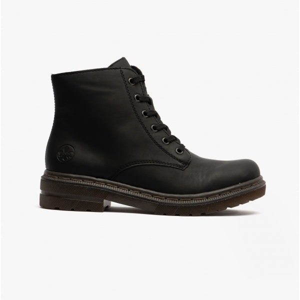 Rieker Women's Black 78240-00 Ankle Boots - Uk 7.5 / Eu 41