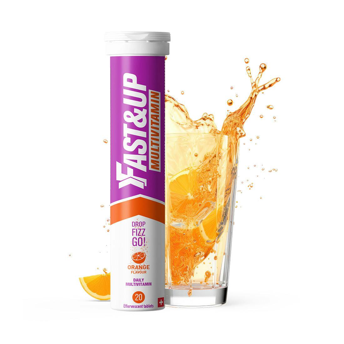 Fast&Up Multivitamin Effervescent Tablets Orange – 20 Tablets – Immune Support - Image 3