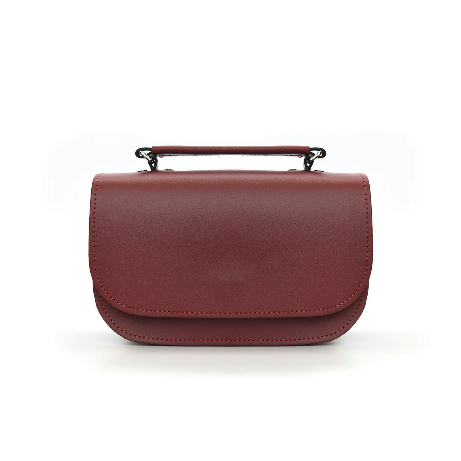 Zatchels Red Aura Handmade Leather Bag - Oxblood