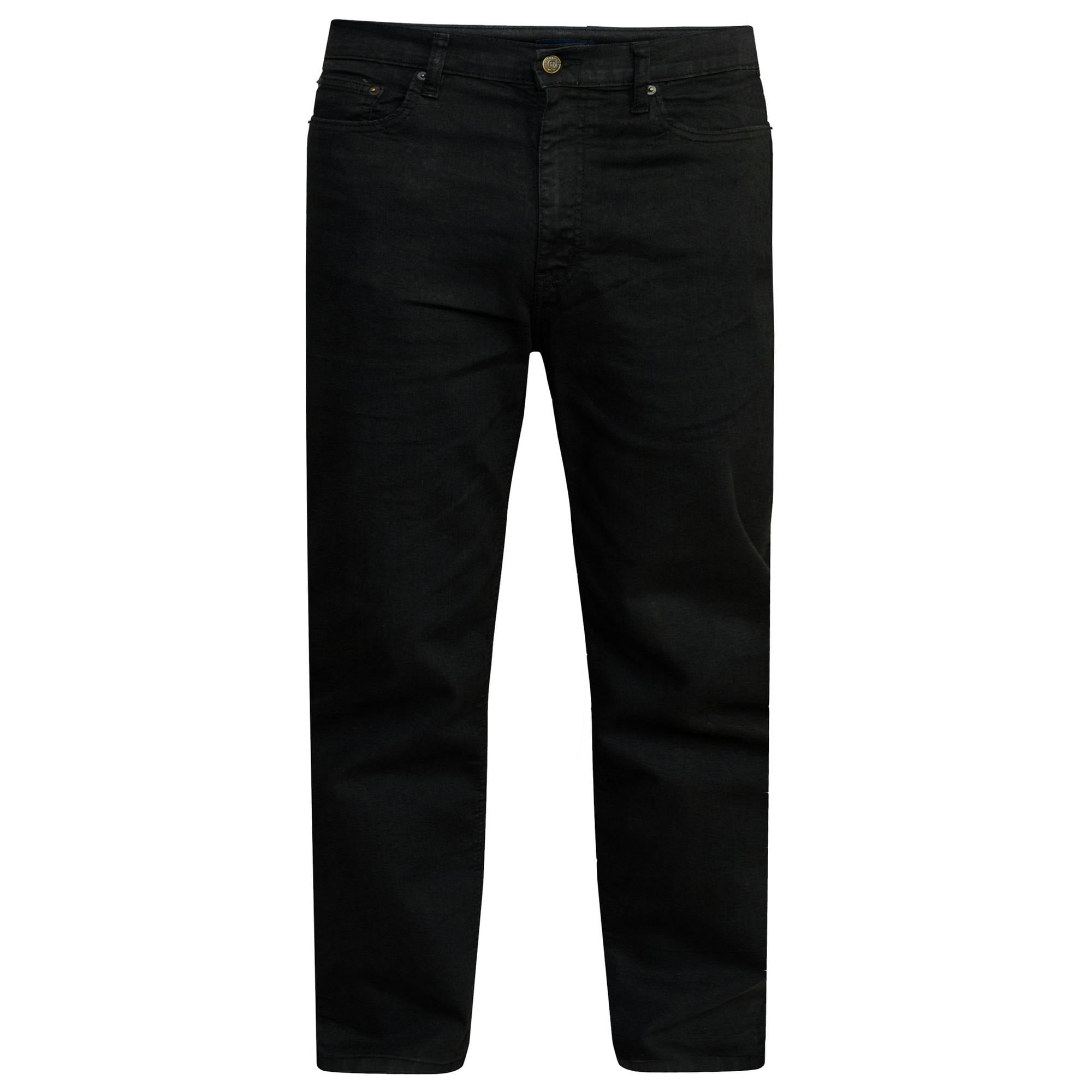 Duke Men's Black D555 Rockford Carlos Stretch Jeans - 58R - 65% Cotton/32% Polyester/3% Elastane