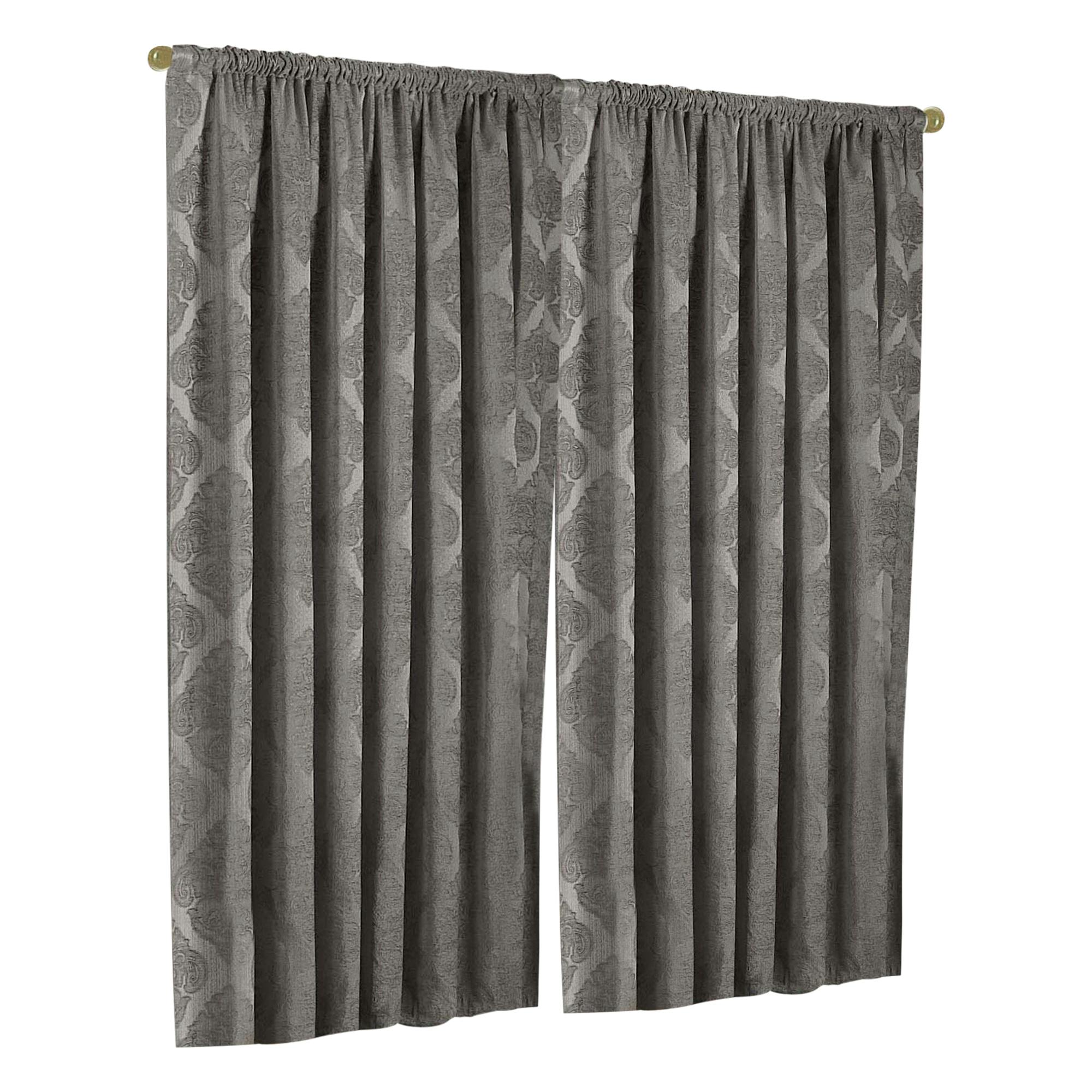 Riva Home Winchester Pencil Pleat Curtains - Mocha - 66X90 (168X229cm) - Mocha - 100% Polyester