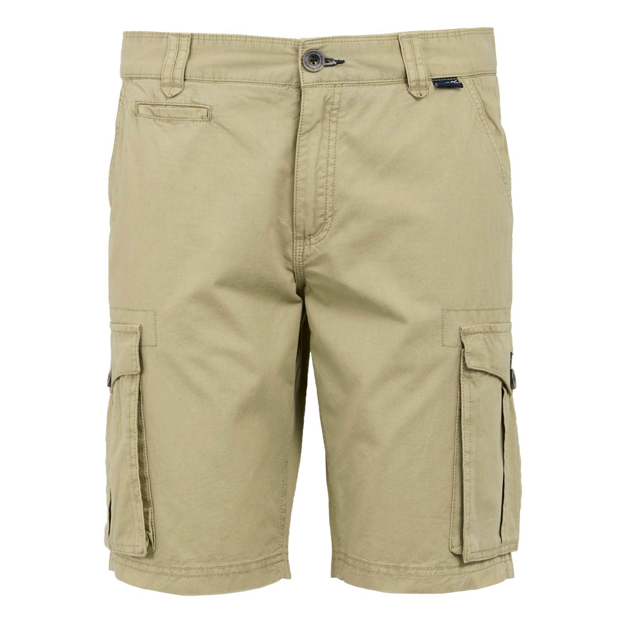 Regatta Men's White Shorebay Ii Cargo Shorts - Pepper - 33R - Pepper - 100% Cotton