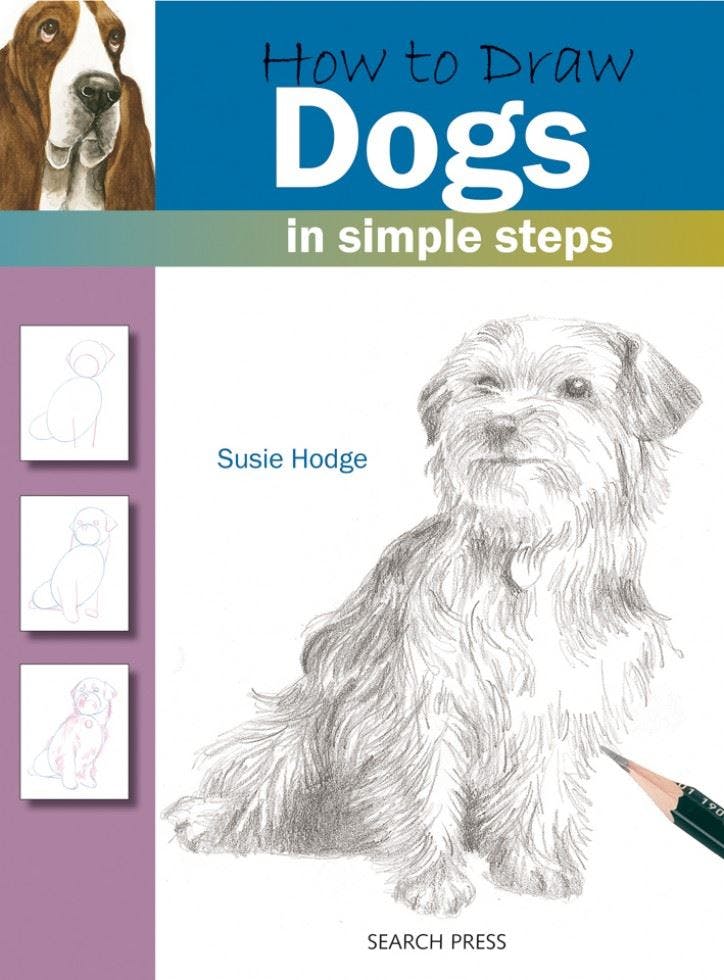 How to Draw Dogs in Simple Steps Susie Hodge Paperback Art Drawing Guide - Image 11