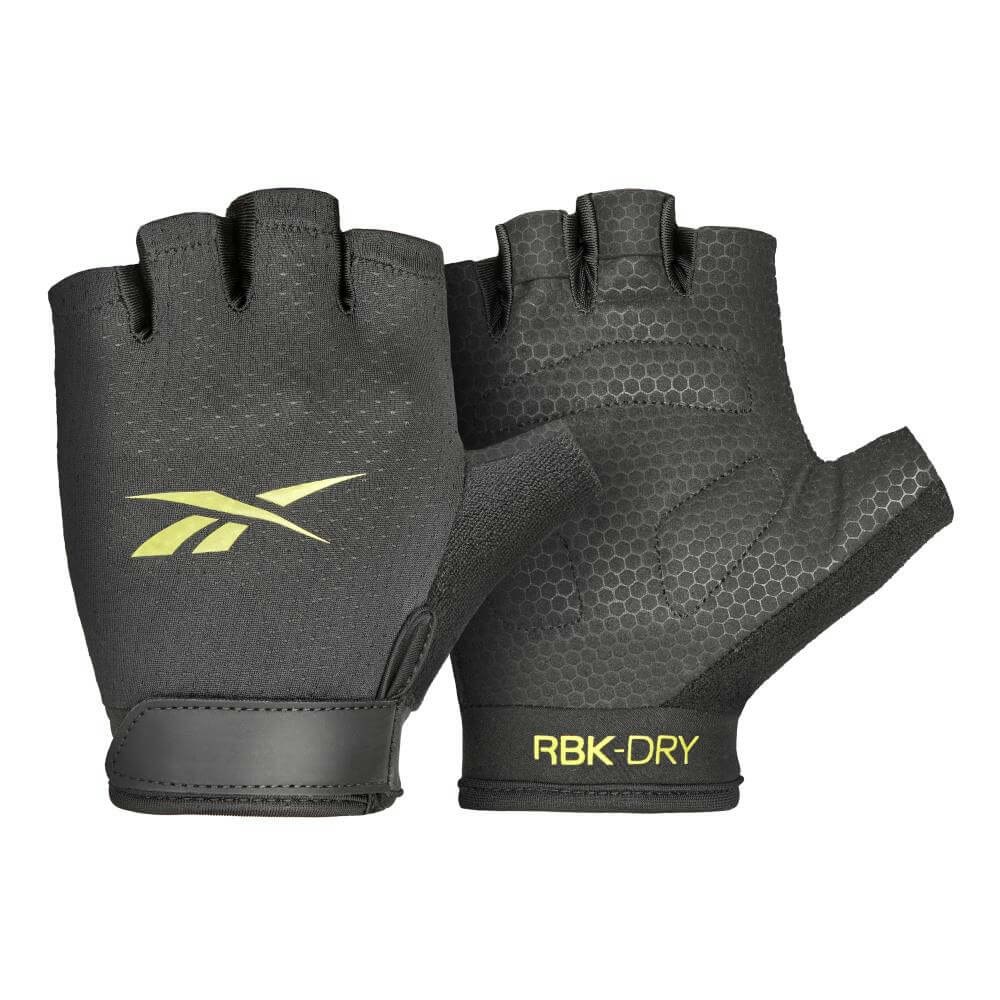 Reebok Yellow Fitness Gloves - L