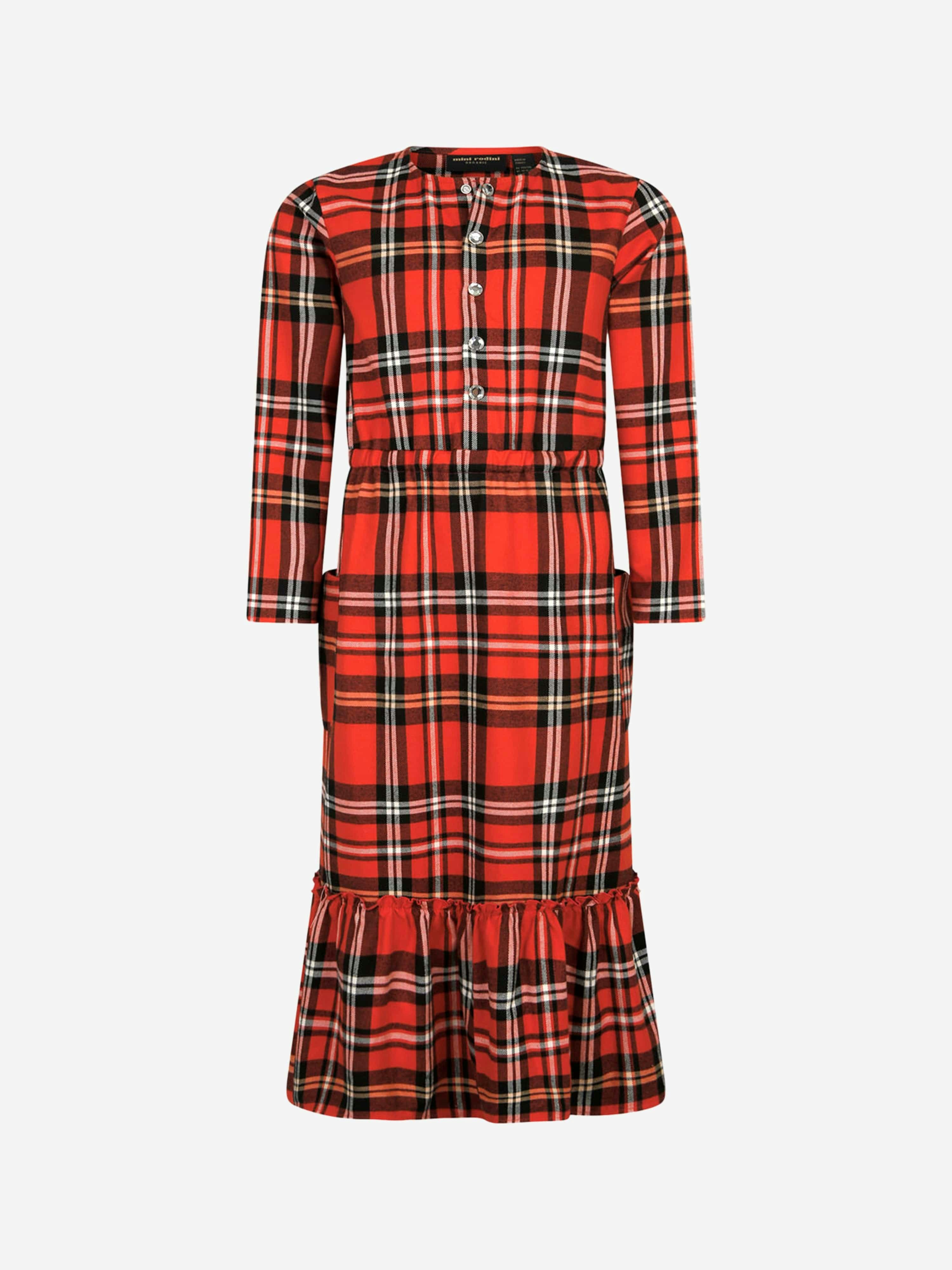 Mini Rodini Girls Red Dress - 12 - 18 Mths