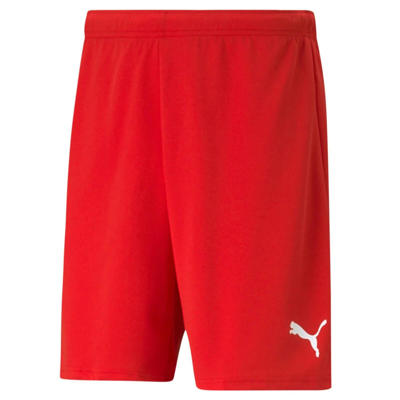 Puma Men's Red Teamrise Shorts Football Drycell 704942 - 3XL