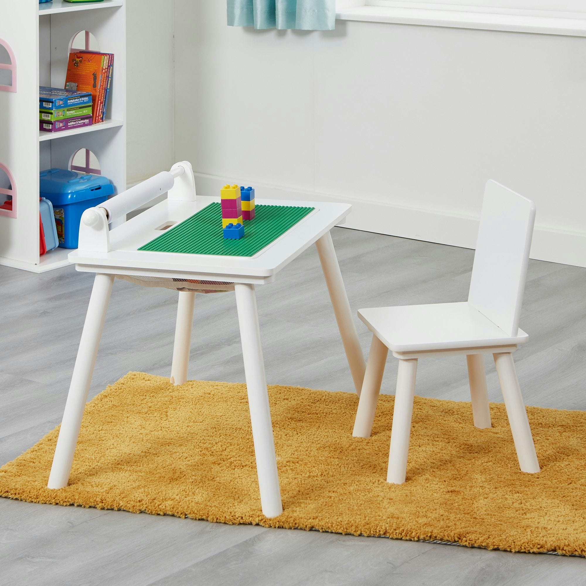 Liberty House Toys White Writing Multi-Purpose Table And Chair Set