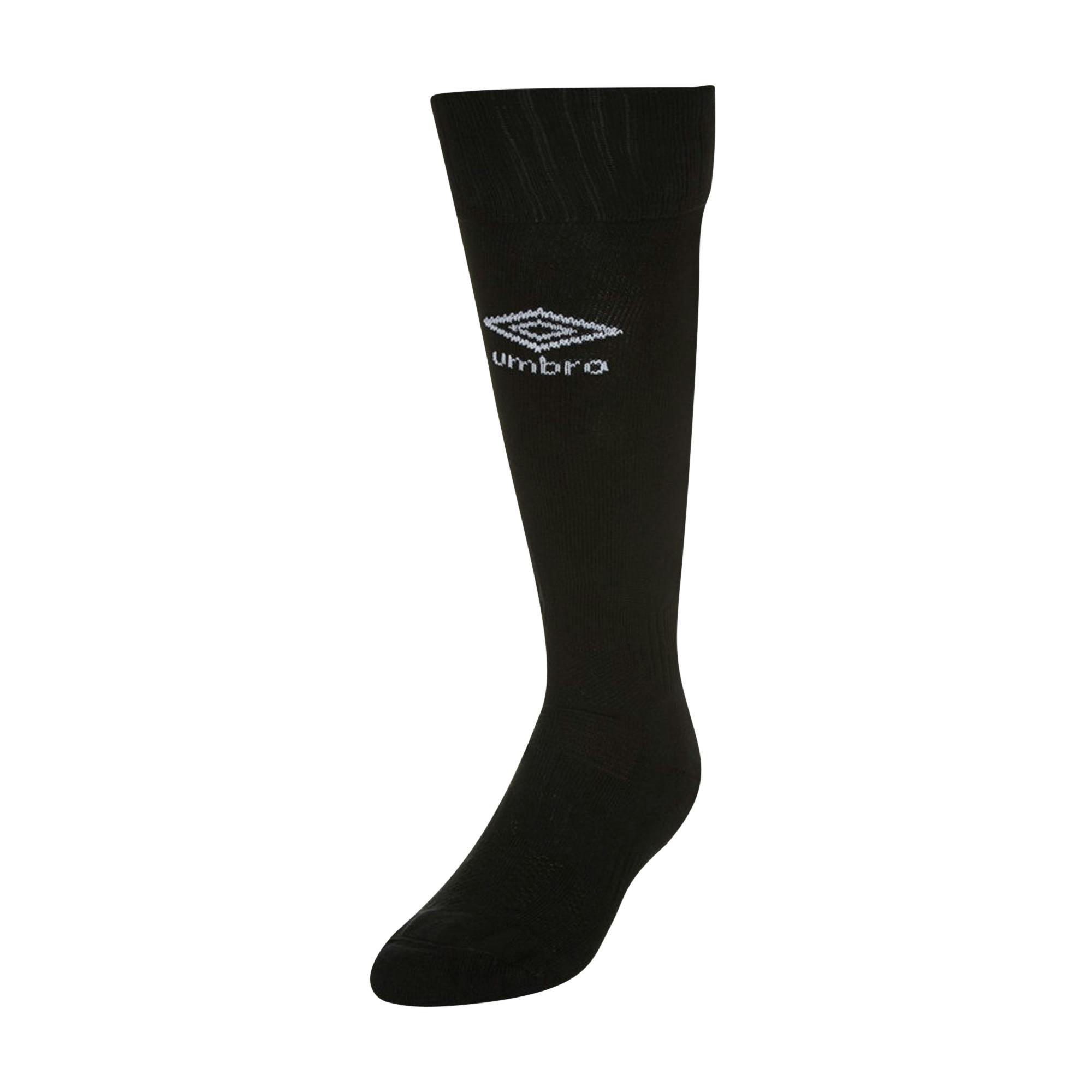 Umbro Men's Black Classico Socks - 7 Uk-12 Uk - 95% Nylon/5% Elastane