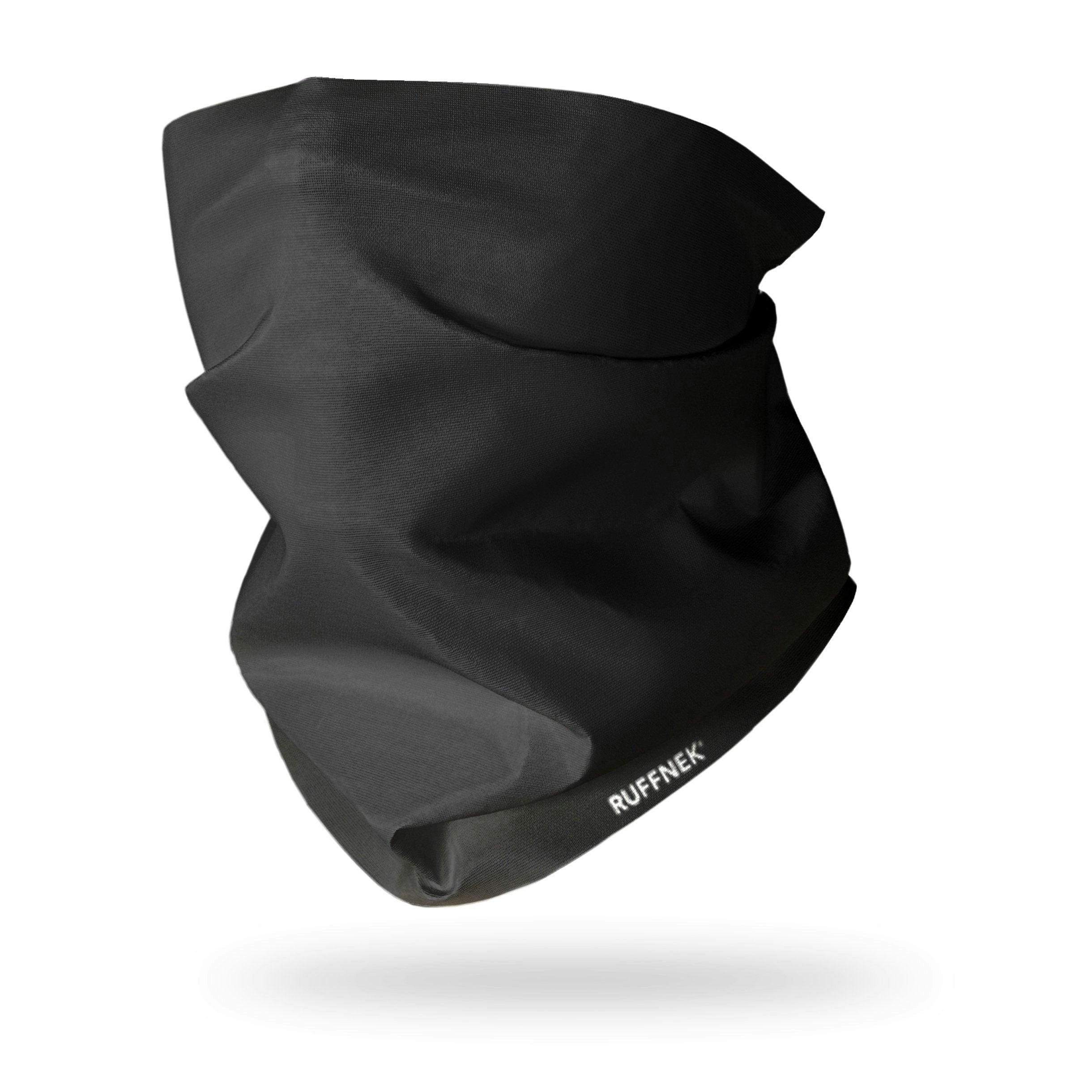 Ruffnek Men's Black Classic Plain Snood Scarf