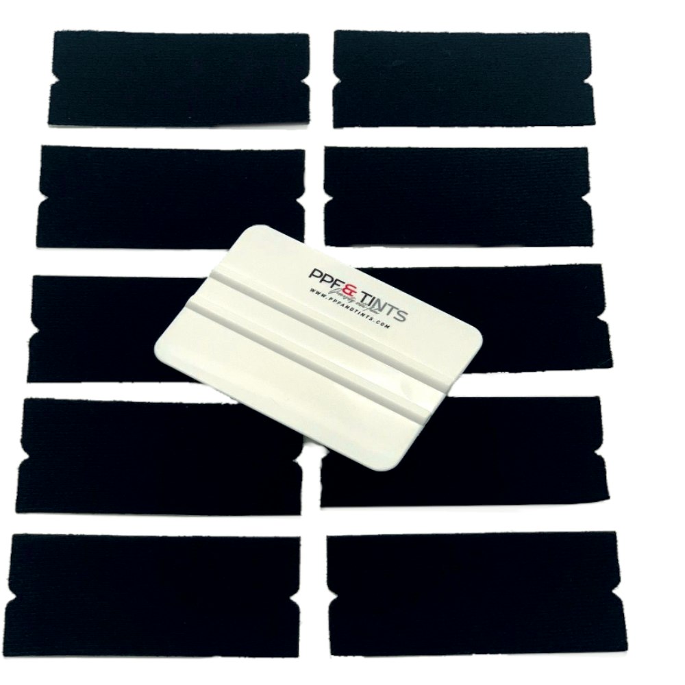 Rimpro-Tec Group White Soft Squeegee And Felt Car Window Tint Kit | Rimpro-Tec