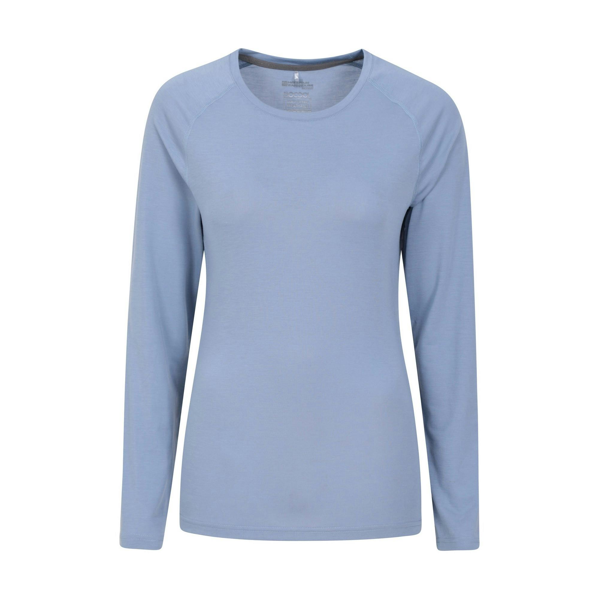 Mountain Warehouse Women's / Quick Dry Long-Sleeved Top - Petrol - 14 Uk - Petrol - 95% Polyester/5% Elastane