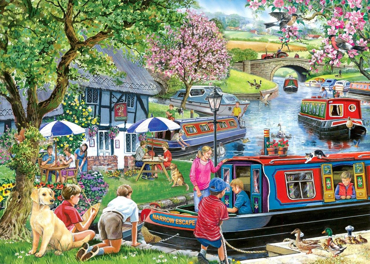 The House Of Puzzles Narrow Escape - 1000 Piece Jigsaw Puzzle
