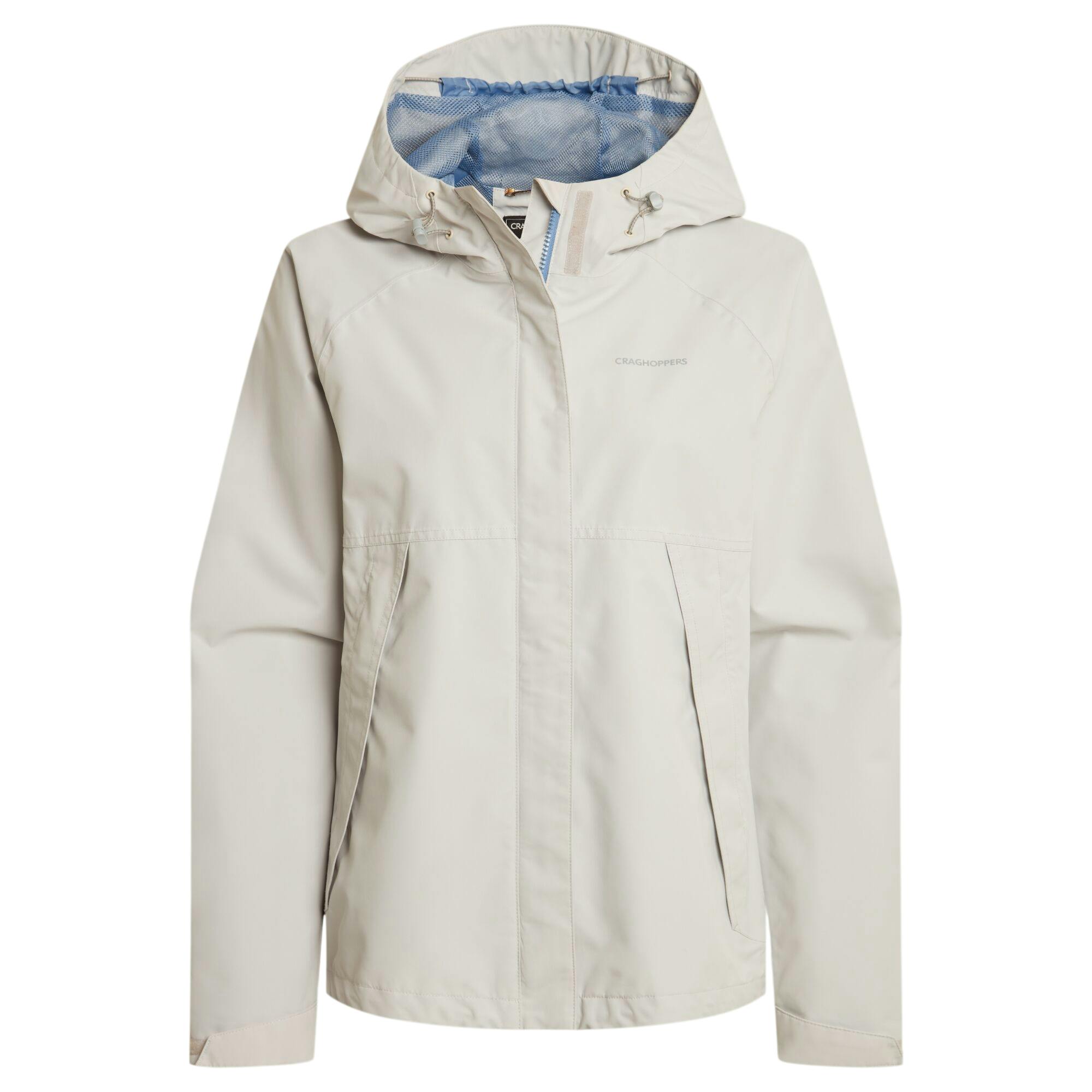 Craghoppers Women's Light/Grey Ossus Waterproof Jacket - 14 Uk - 100% Mixed