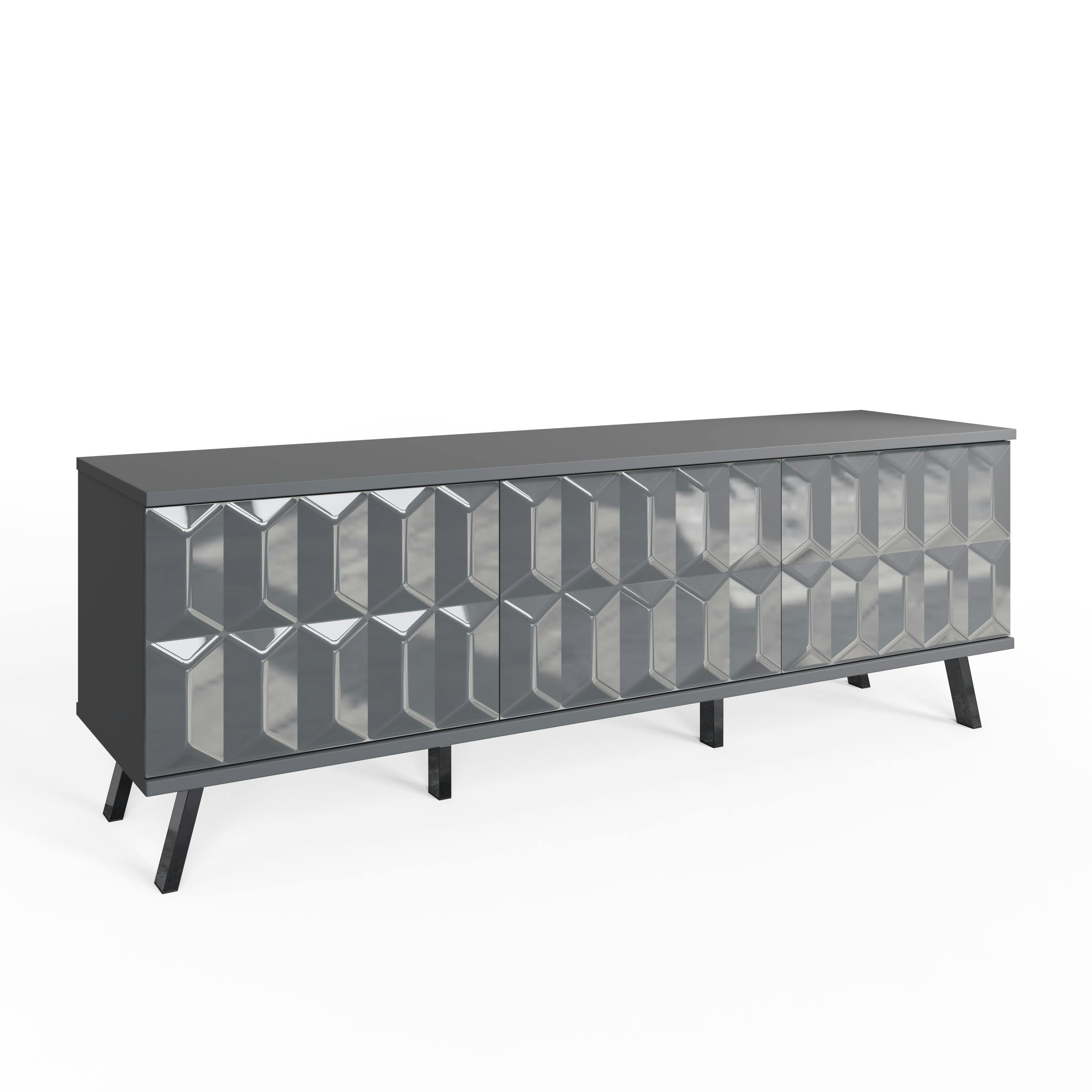 Frank Olsen Furniture Grey Elevate 1500 Tv Cabinet