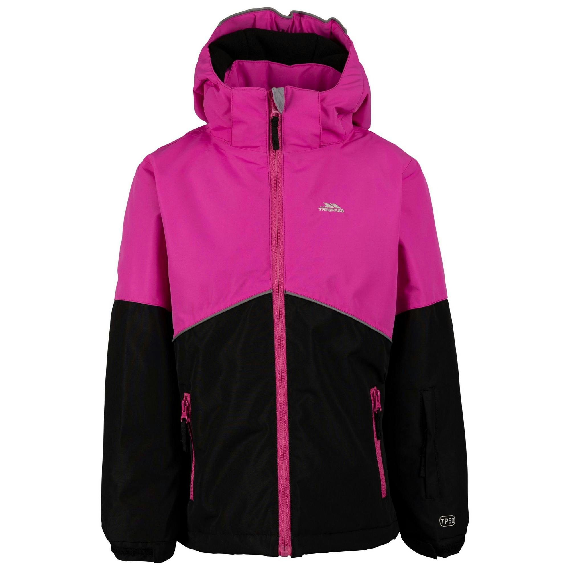 Trespass Magenta Childrens/Kids Precision Tp50 Ski Jacket - 9-10 Years - 100% Polyester