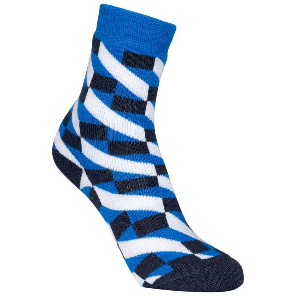 Trespass Blue Kids Frolic Socks (Pack Of 2) - 9 Uk Child-12 Uk Child - 100% Mixed