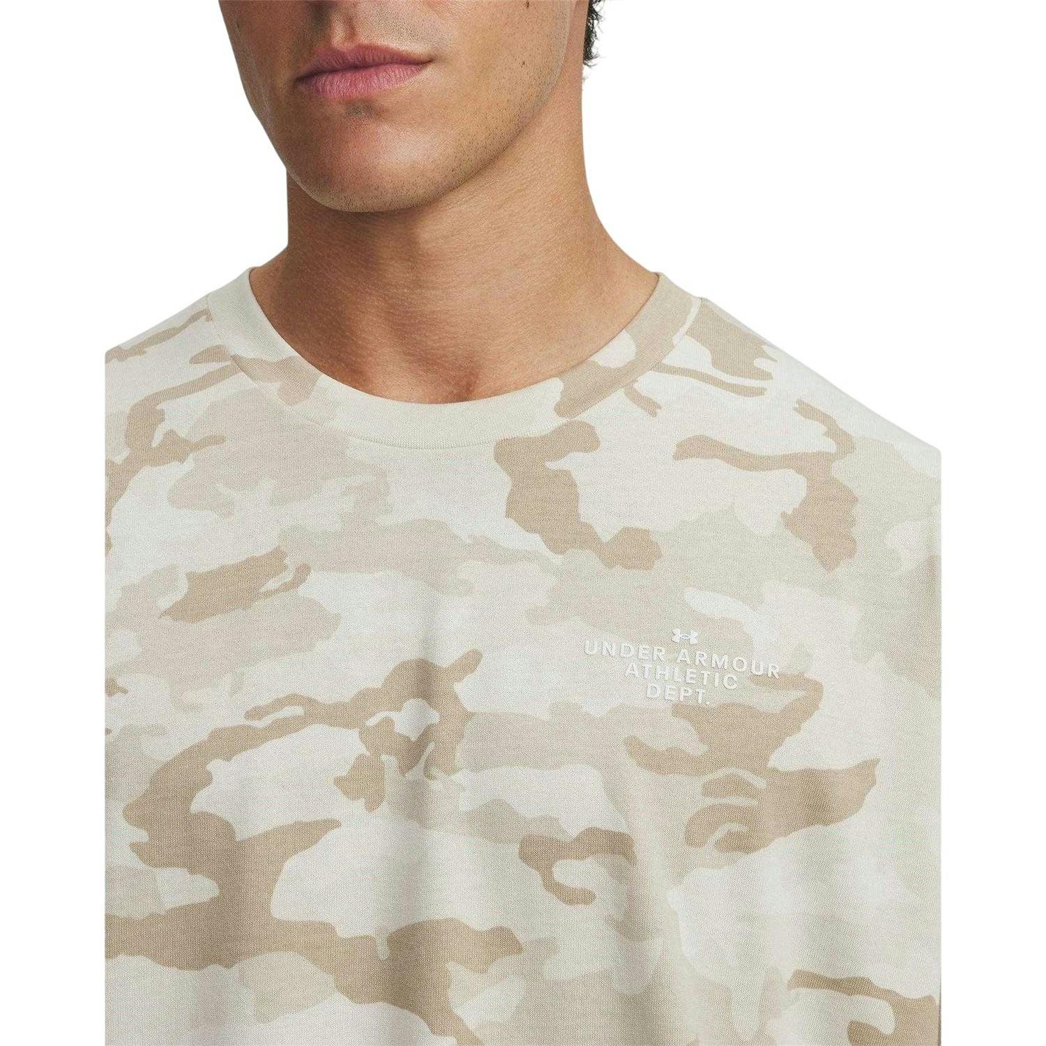 Under Armour Men's White Heavyweight T-Shirt - Stone/ - Xl - Stone/ - 60% Cotton/40% Polyester