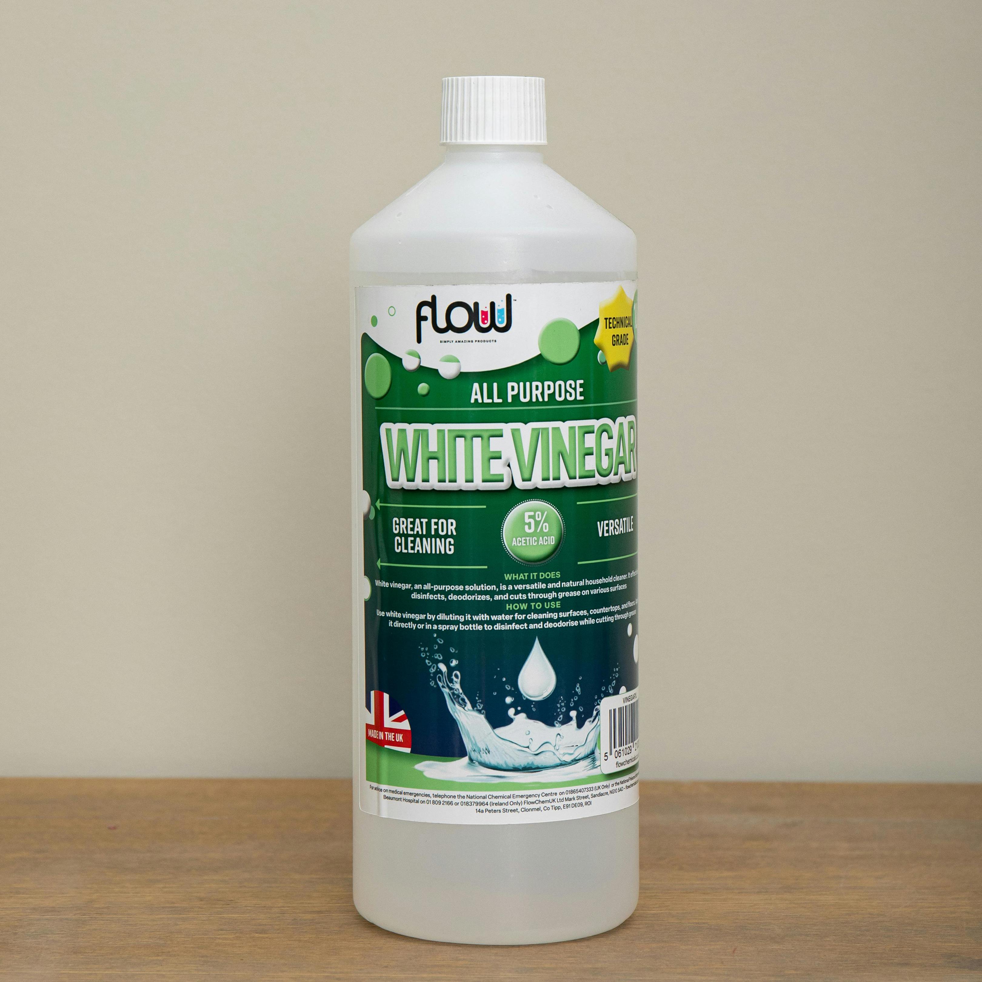 Rackhams White 1 Litre All Purpose Multi-Surface Cleaning Vinegar