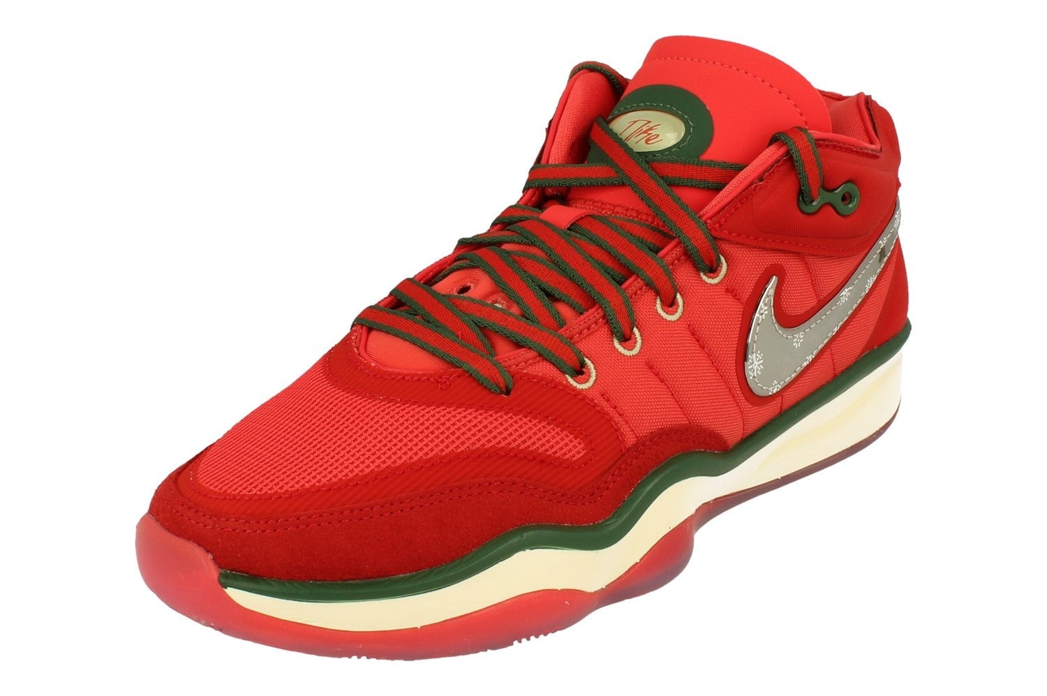 Nike Men's Red/Silver Air Zoom G.t. Hustle 2 Basketball Trainers Dj9405 601 - Uk 6.5 | Us 7.5 | Eu 40.5