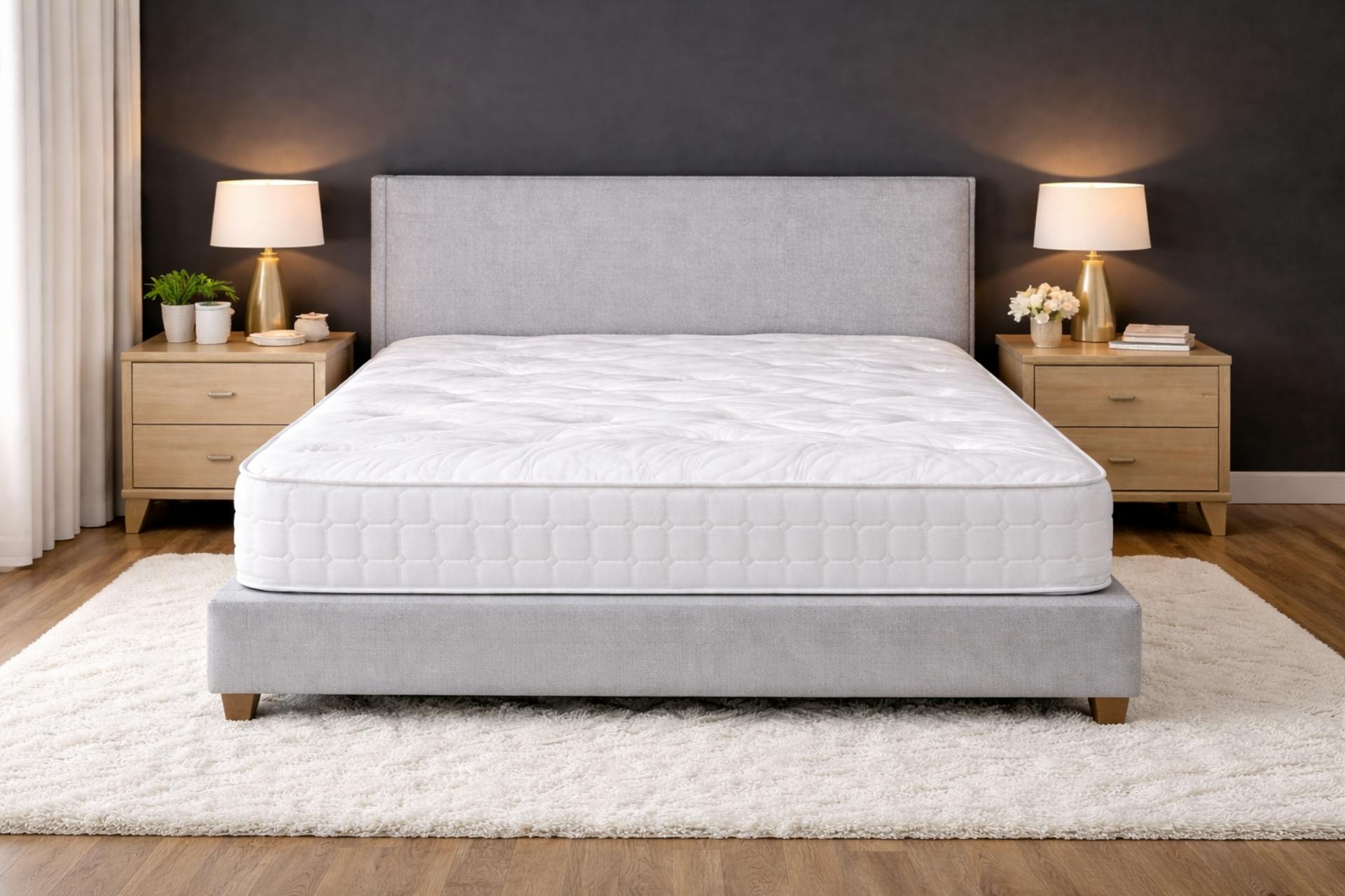 Rackhams Comfy Balmoral Open Coil Sprung Mattress - Super King