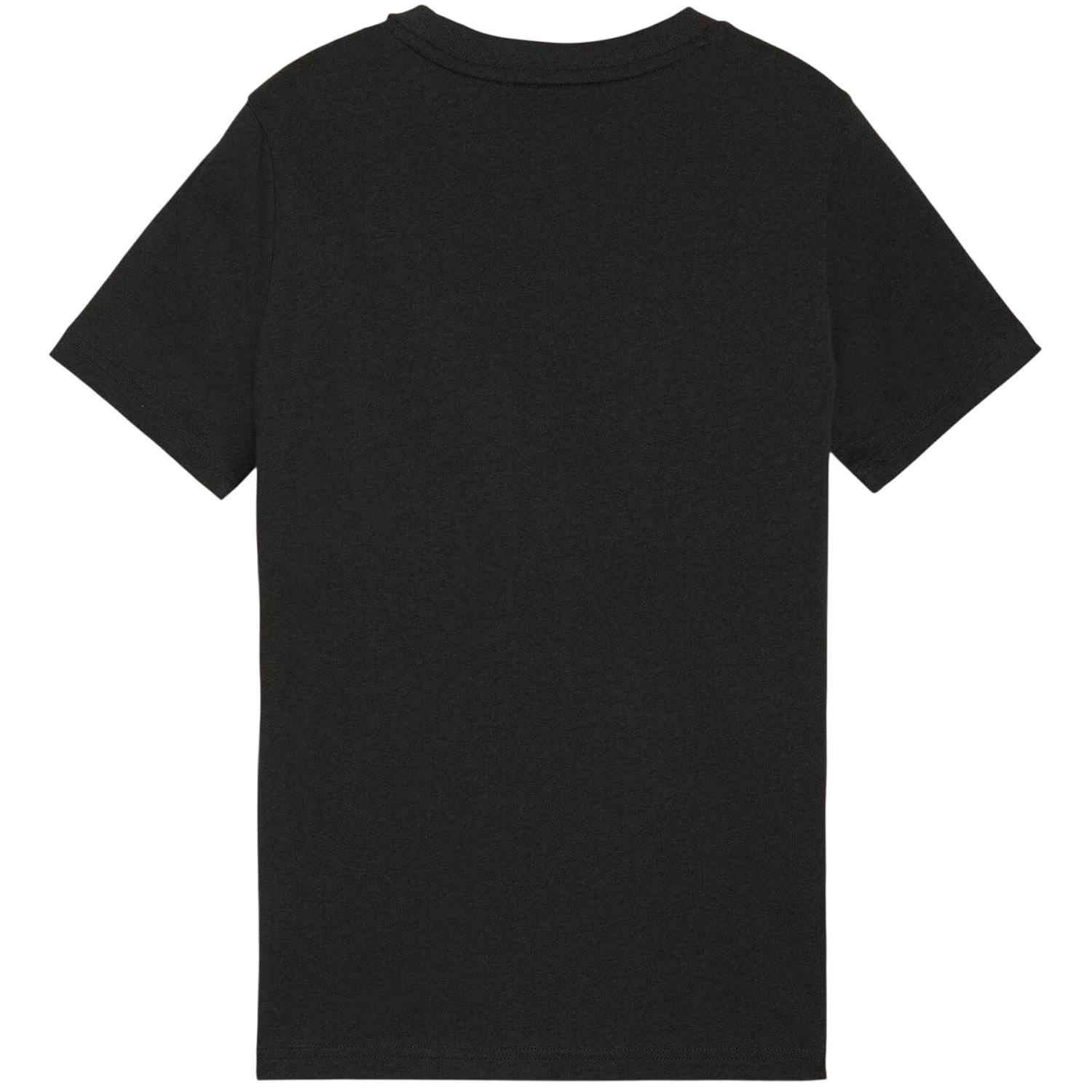 Puma Black Kids Essentials Lab Logo T-Shirt - 7-8 Years - 100% Cotton