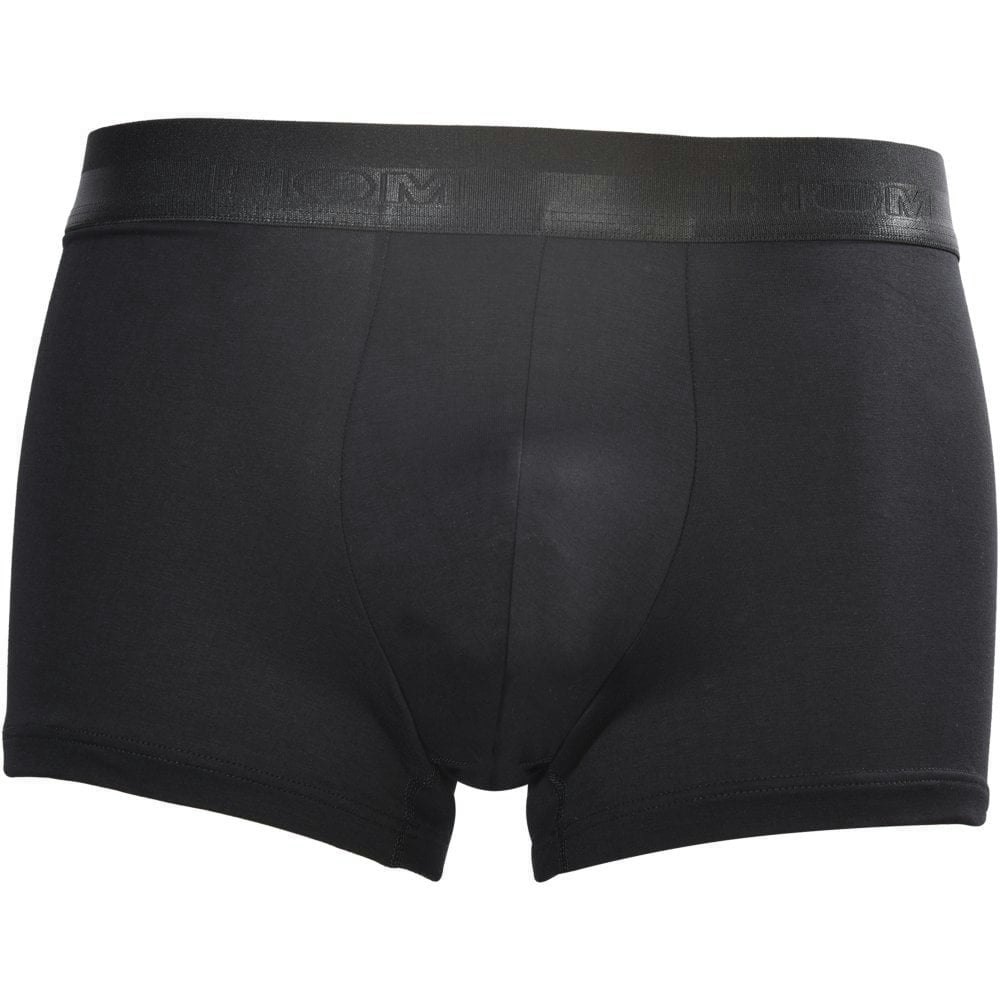 Hom Men's Black Classic Cotton Modal Boxer Brief, - Xl