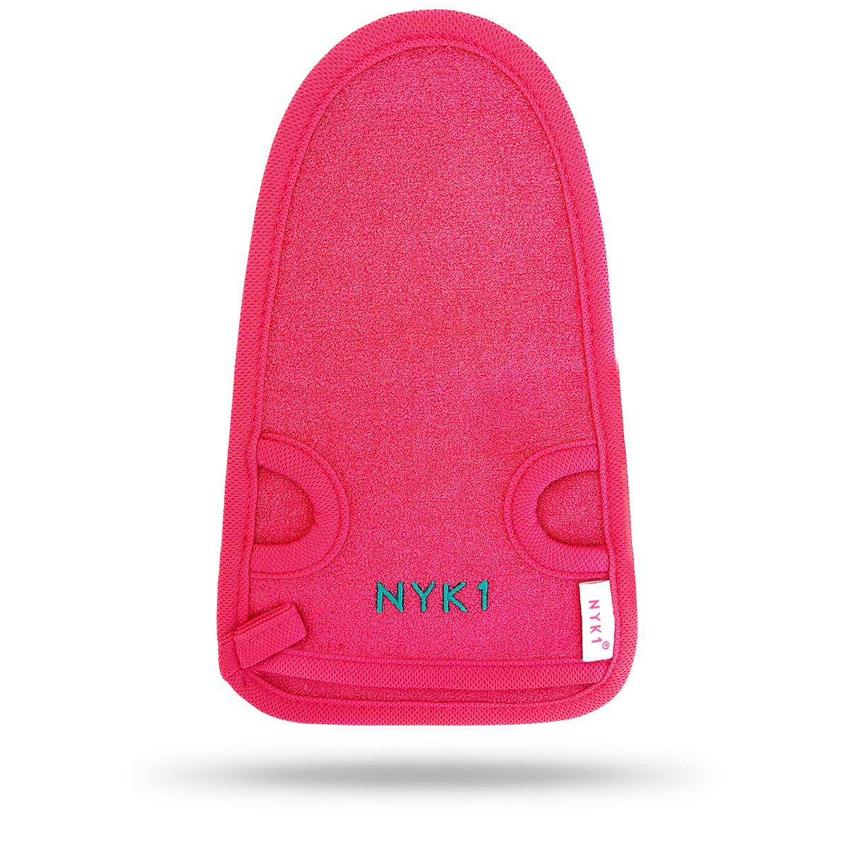 Nyk1 Black/Pink Exfolimitt Spa Mitt ( / Pink)