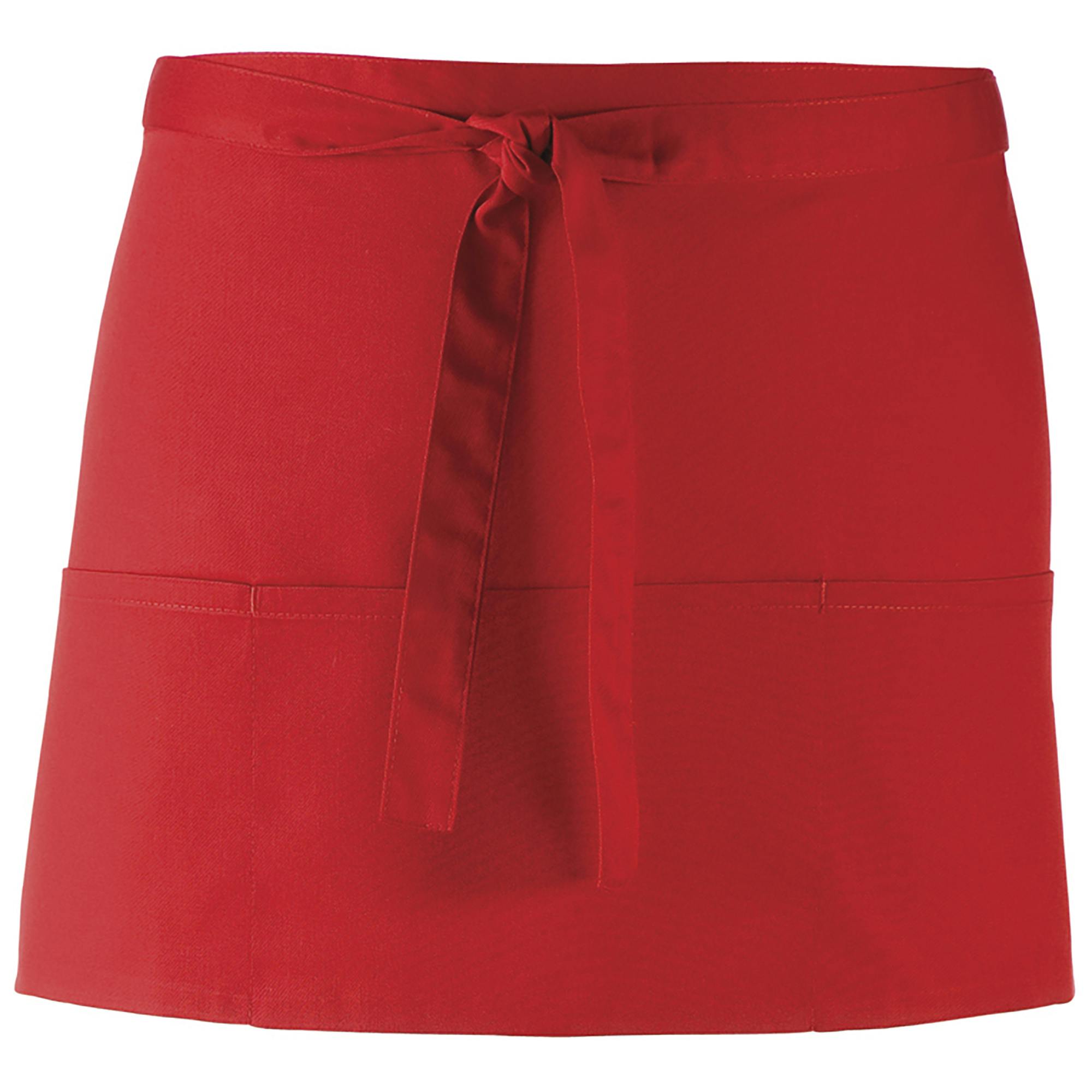 - Premier Ladies/womens Colours 3 Pocket Apron / Workwear (Pack Of 2) - Image 2