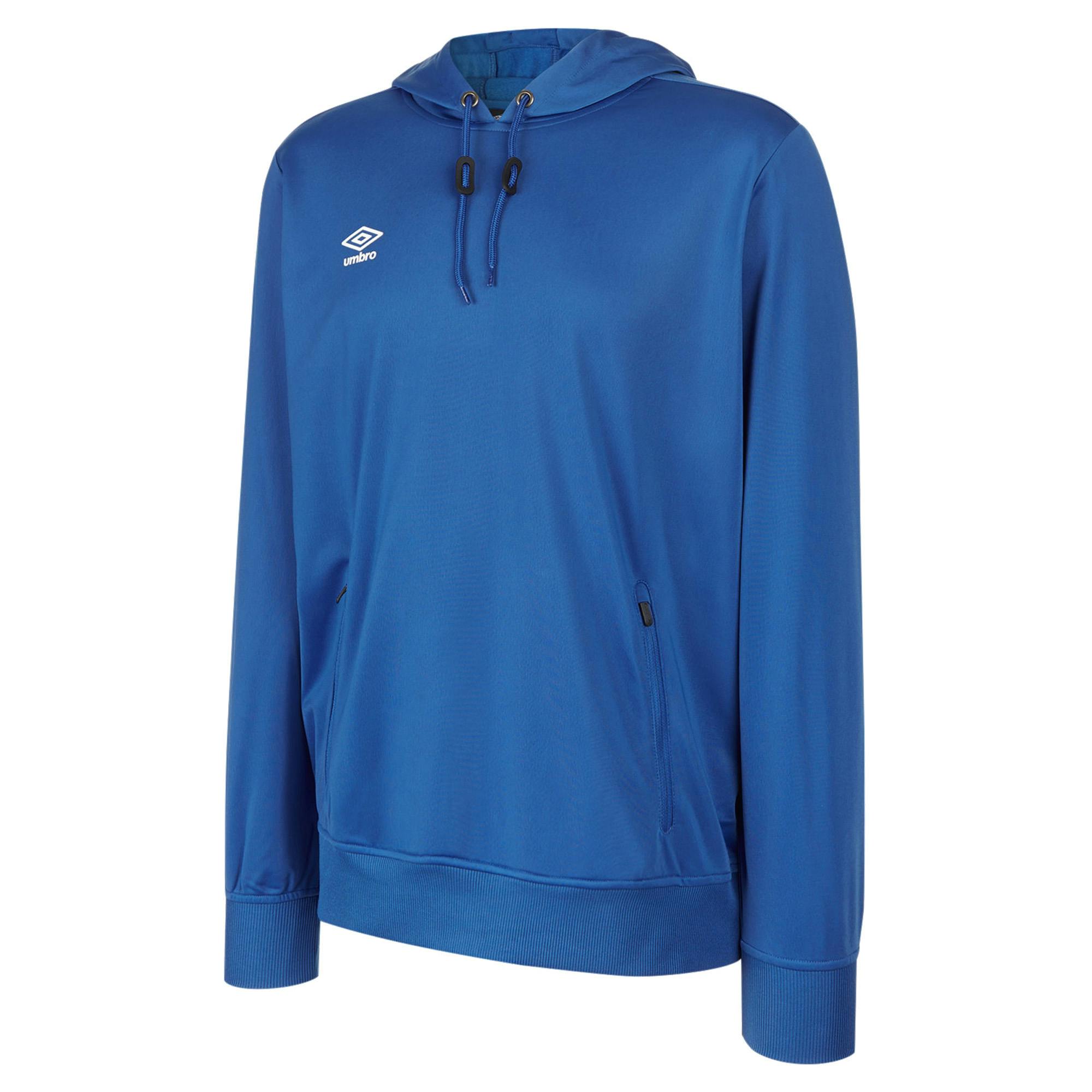 Umbro Blue Childrens/Kids Club Essential Polyester Drawstring Hoodie - Royal - 9-10 Years - Royal - 100% Polyester