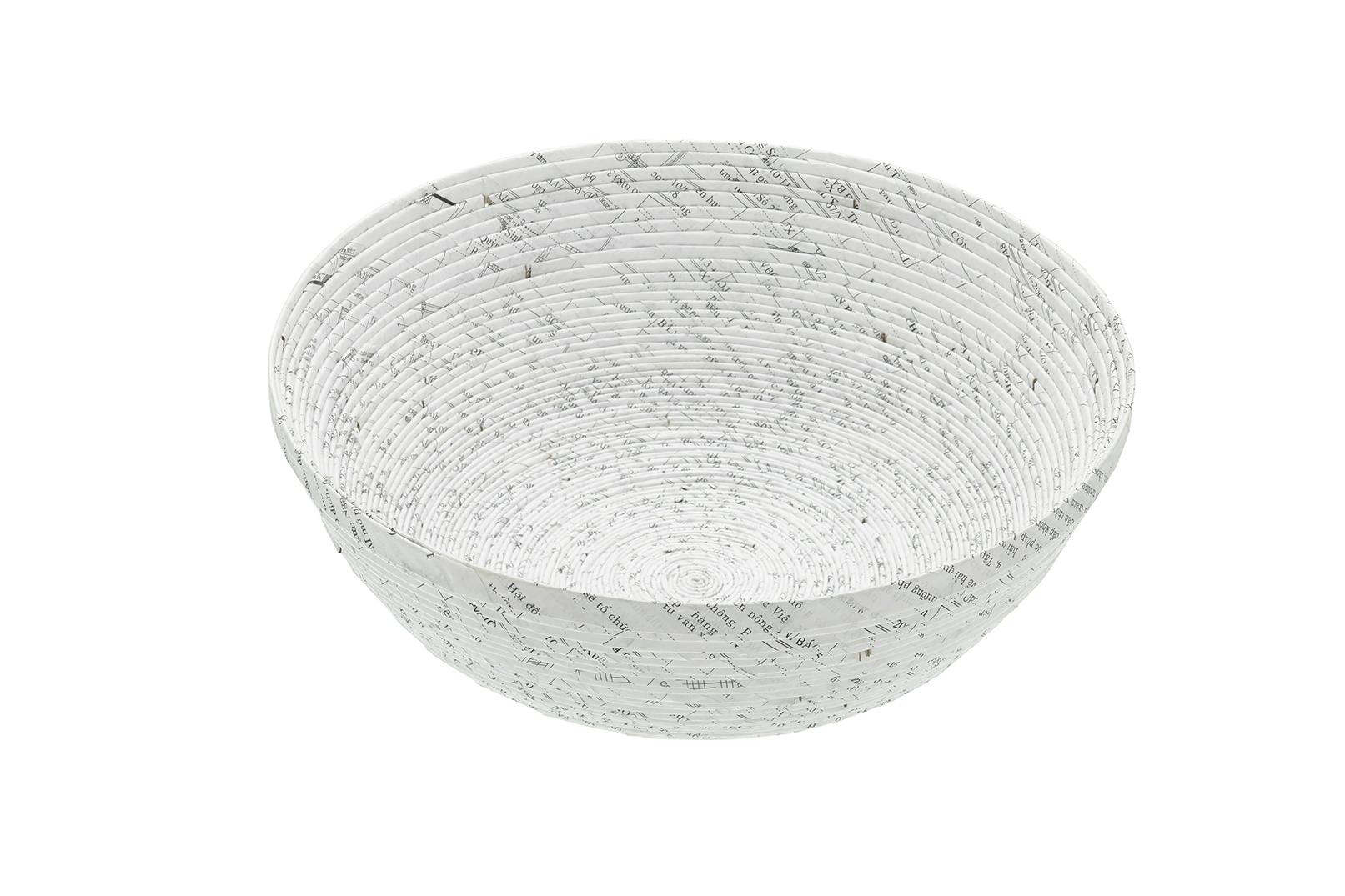 Rackhams 30Cm Reusable Fruit Bowl, Biodegradable Recycled Paper - Mixed - Recycled Paper - Fruit Bowl