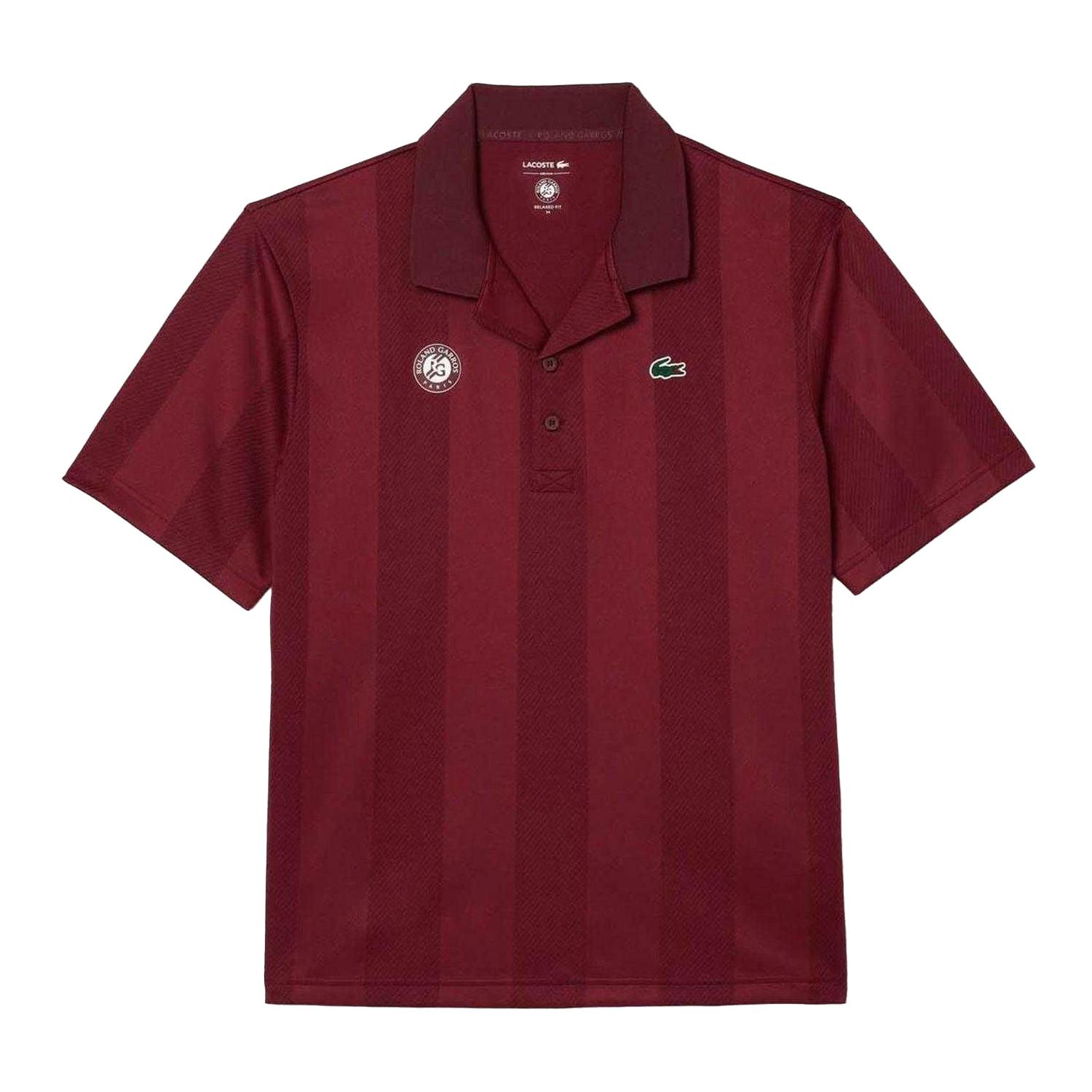 Lacoste Men's Pink Roland Garros Edition Relaxed Fit Tennis Polo Shirt - Xs - 100% Mixed