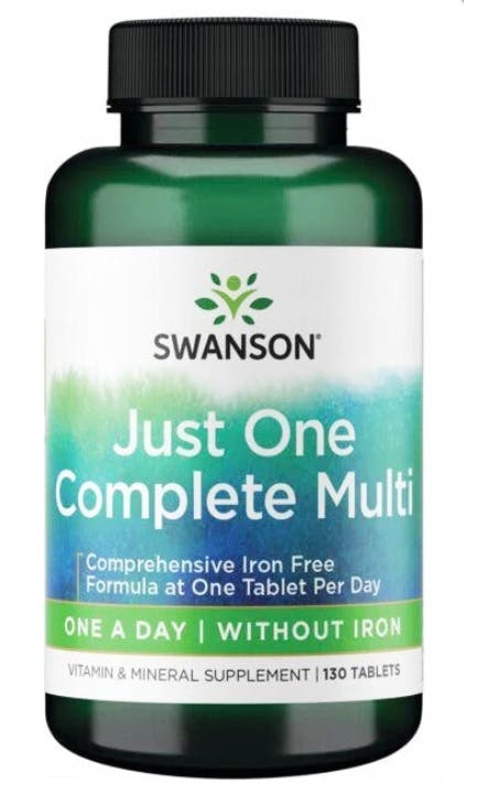 Swanson Just One Complete Multi Without Iron - 130 Tablets - Image 5