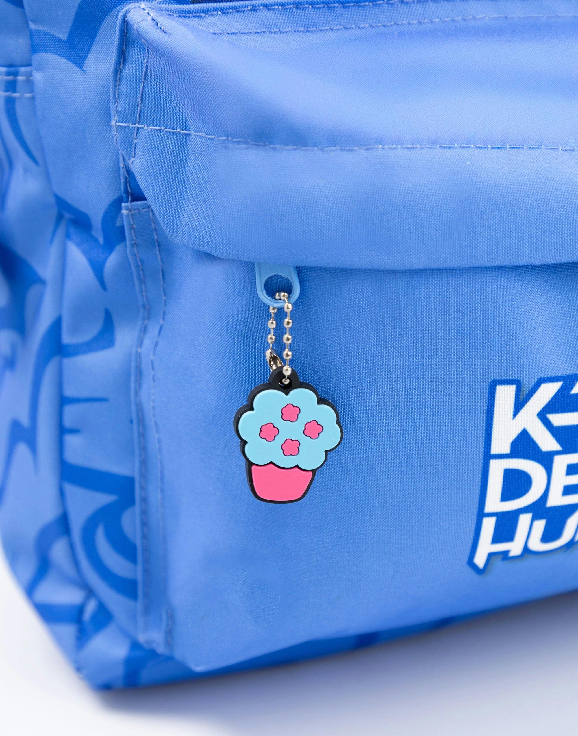 Vanilla Underground Unisex Kids Blue Kpop Demon Hunters Derpy Tiger Backpack (One Size)