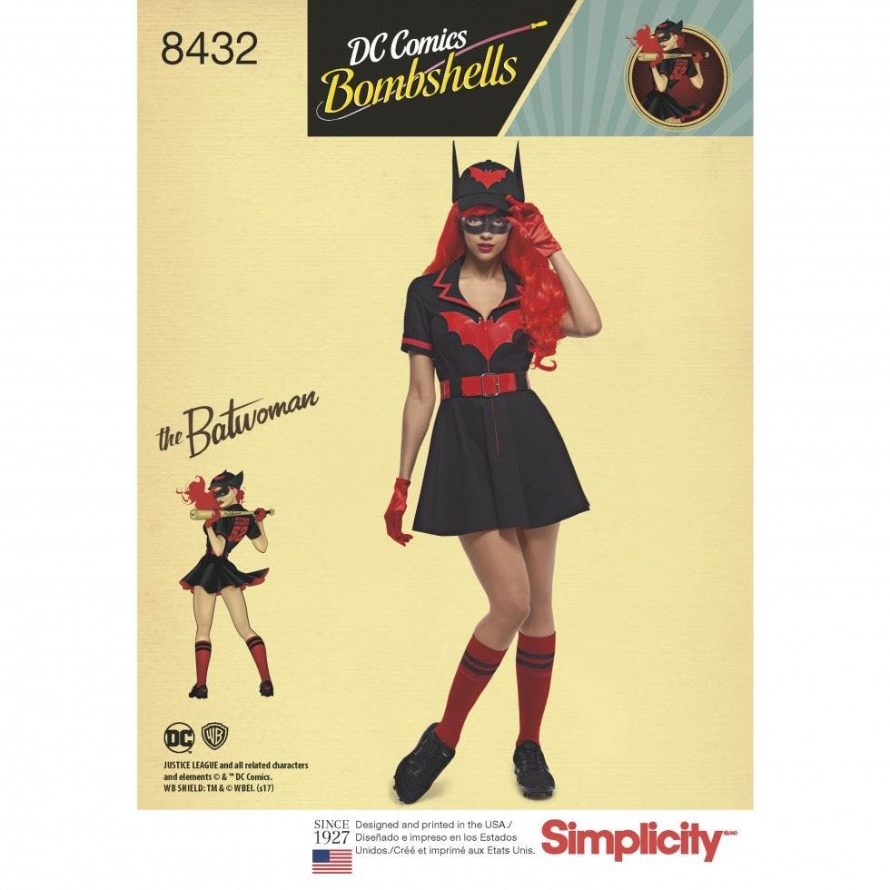 Simplicity Women's Sewing Pattern 8432, Costumes For U5 (16-18-20-22-24) - Intermediate - U5 (16-18-20-22-24)