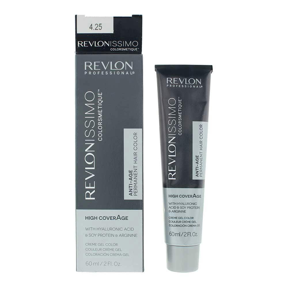 Revlon Revlonissimo Colorsmetique High Coverage - 4.25 Medium Chocolate Brown By For Unisex - 2 Oz Hair Color - Image 6