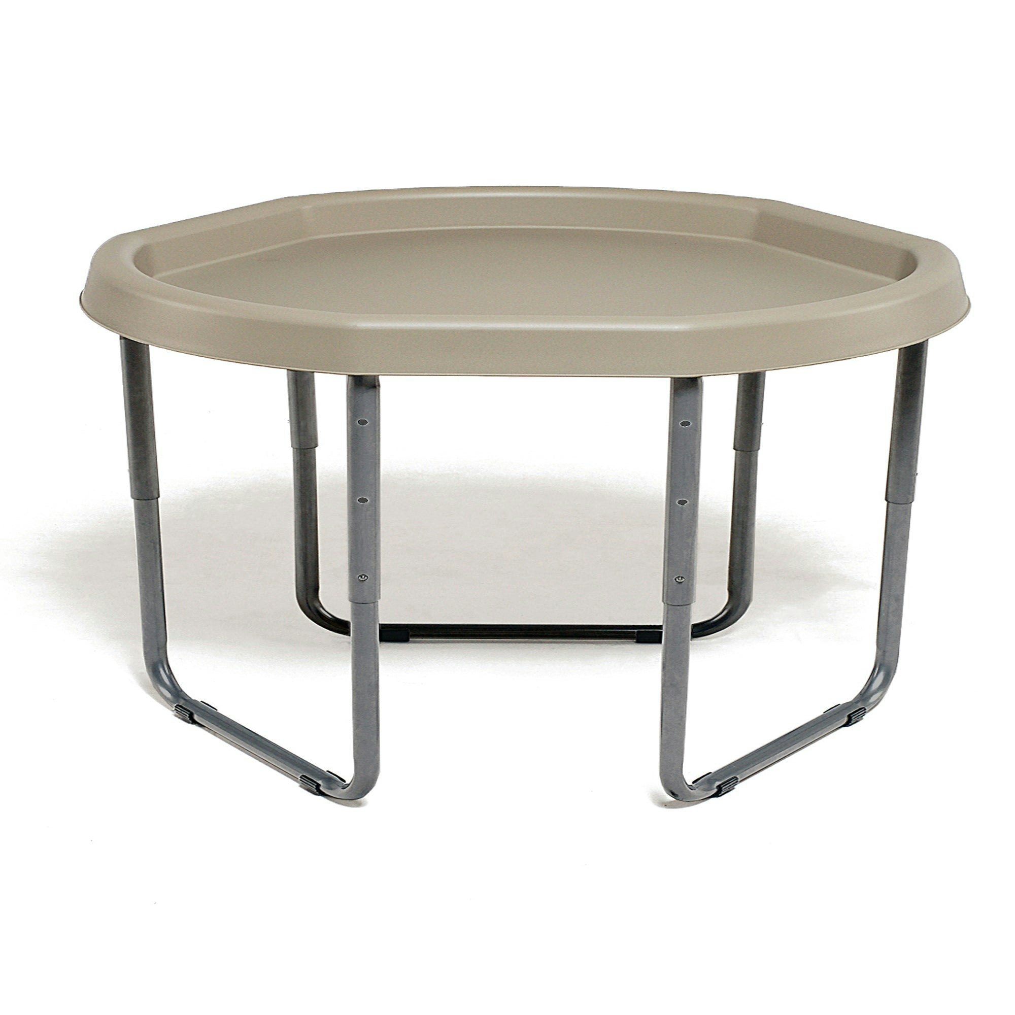 Kub Silver Hexacle 90Cm Tuff Tray, Stand & Cover - Bundle Pack - 6 Colour Options - Sand Taupe