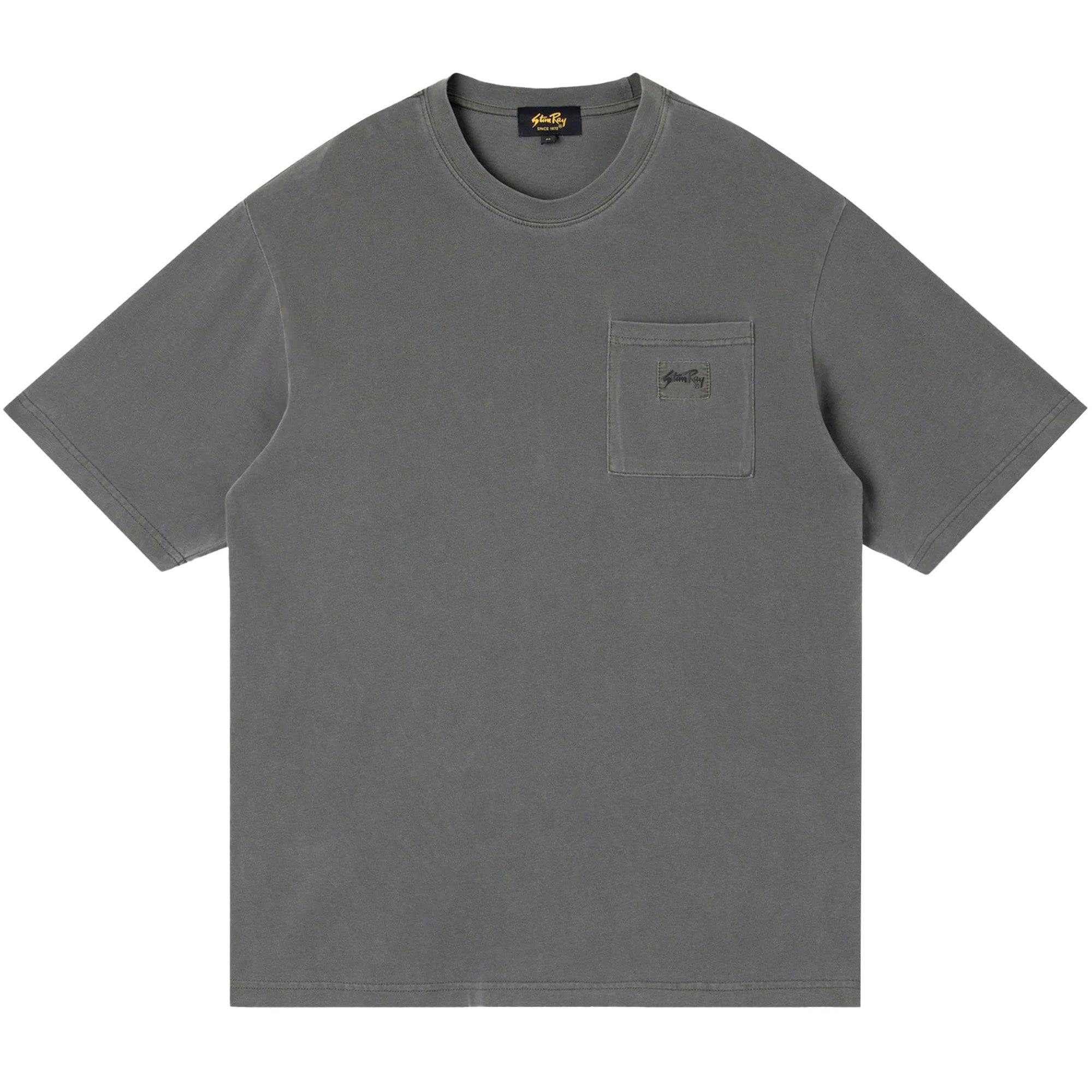 Stan Ray Unisex Black Patch Pocket T-Shirt 3 - Washed - Large