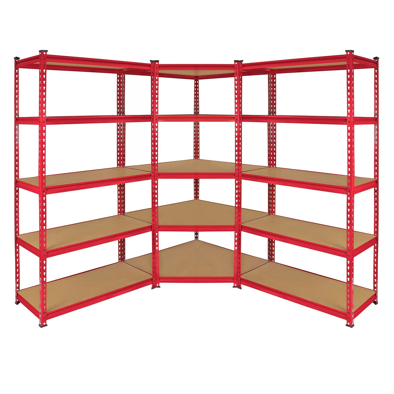 Monster Racking Z-Rax 90Cm Racking Bundle: Corner Shelving And 2 Garage Racking Bays