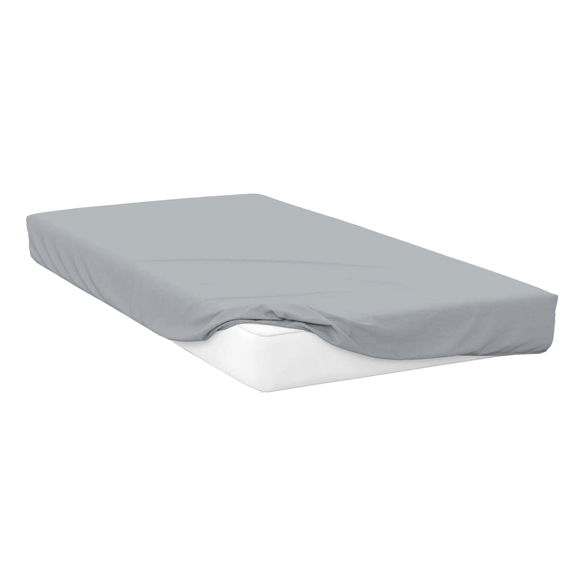 Belledorm 200 Thread Count Cotton Percale Ultra Deep Fitted Sheet - Cloud - Cloud - Single - 100% Combed Cotton