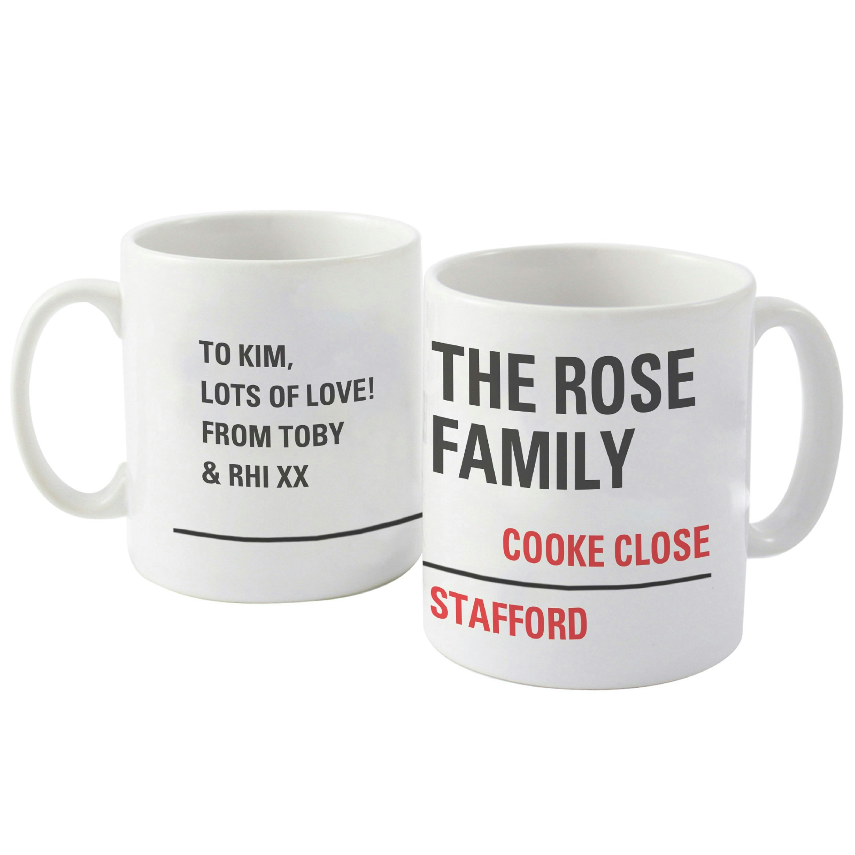 Personalised Memento Company Personalised London Street Sign Mug