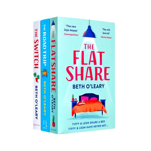 Quercus Beth O'leary 3 Book Set The Road Trip, The Switch, The Flat Share