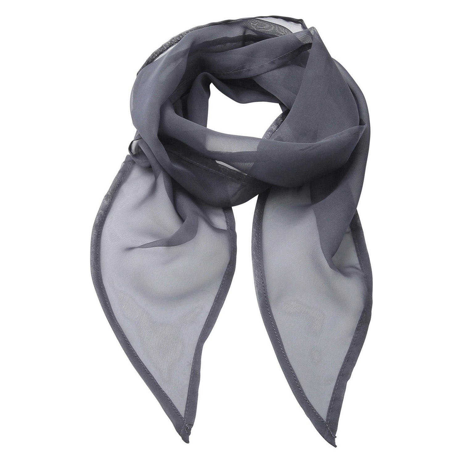 Premier (One Size, Steel) Unisex Adult Colours Chiffon Scarf - Image 3