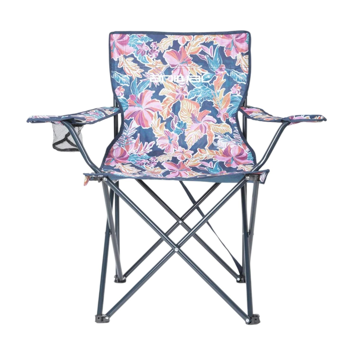 Rackhams Pink Patterned Folding Chair - One Size
