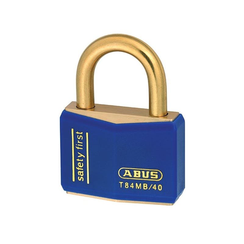 Abus Mechanical Blue T84mb Series Rustproof Padlock - 40Mm Keyed Alike 8406
