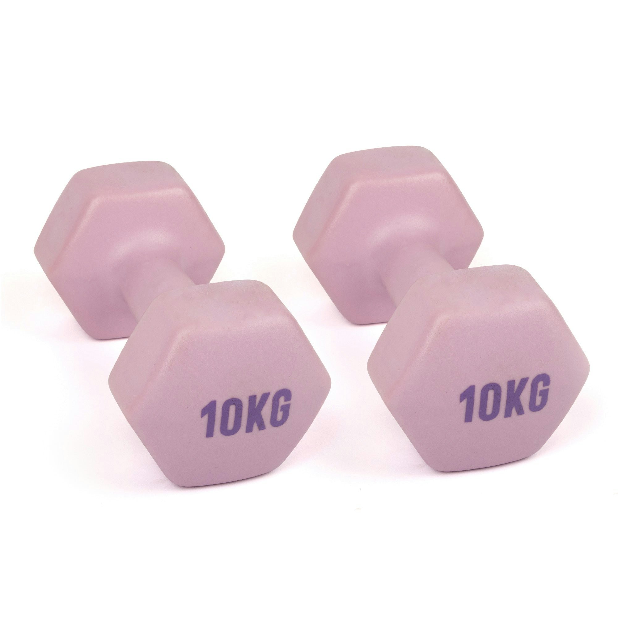 Myga Hex Dumbbell Pairs: 1Kg To 10Kg - 10Kg