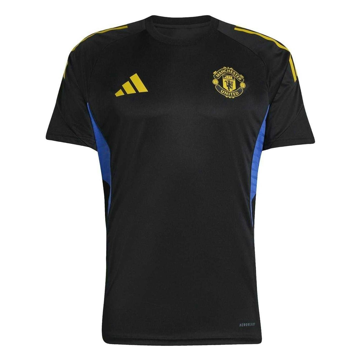 Adidas Unisex Black Adult 2025/2026 Manchester United Fc Football Jersey - L - 100% Recycled Polyester